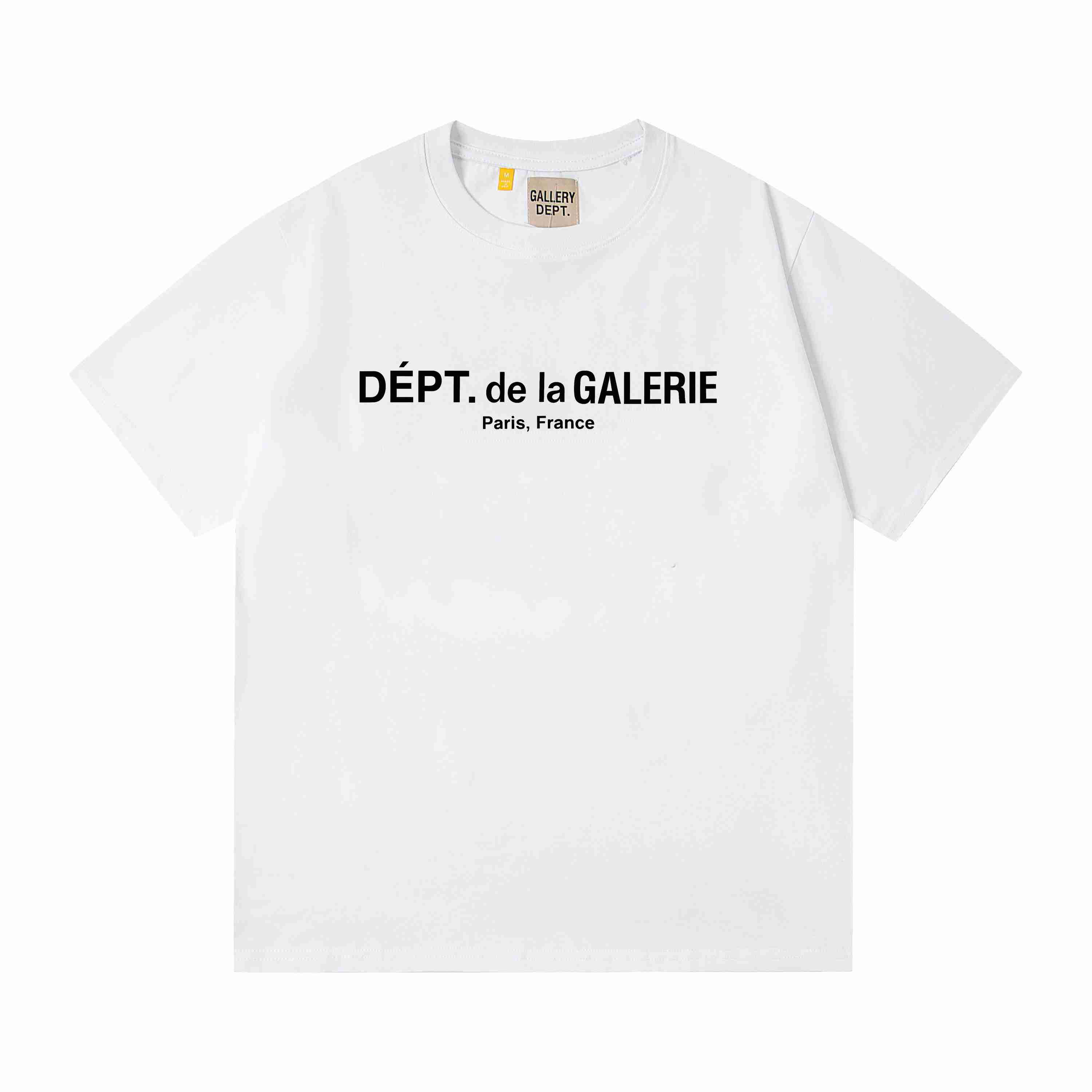 Gallery Dept.  French Logo Lux Tee 'White' - DesignerGu