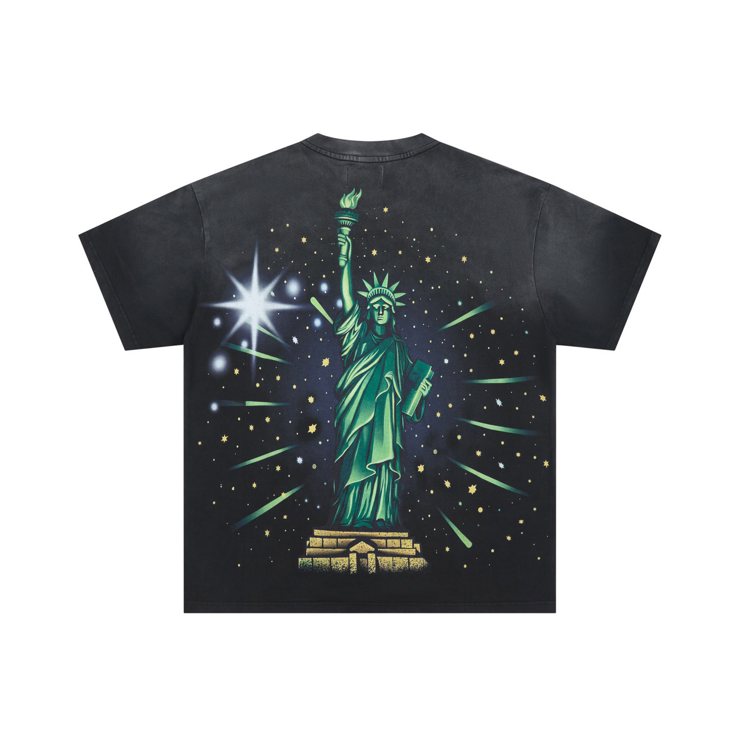 Vale Forever Skyline Bling Tee 'Black' - DesignerGu