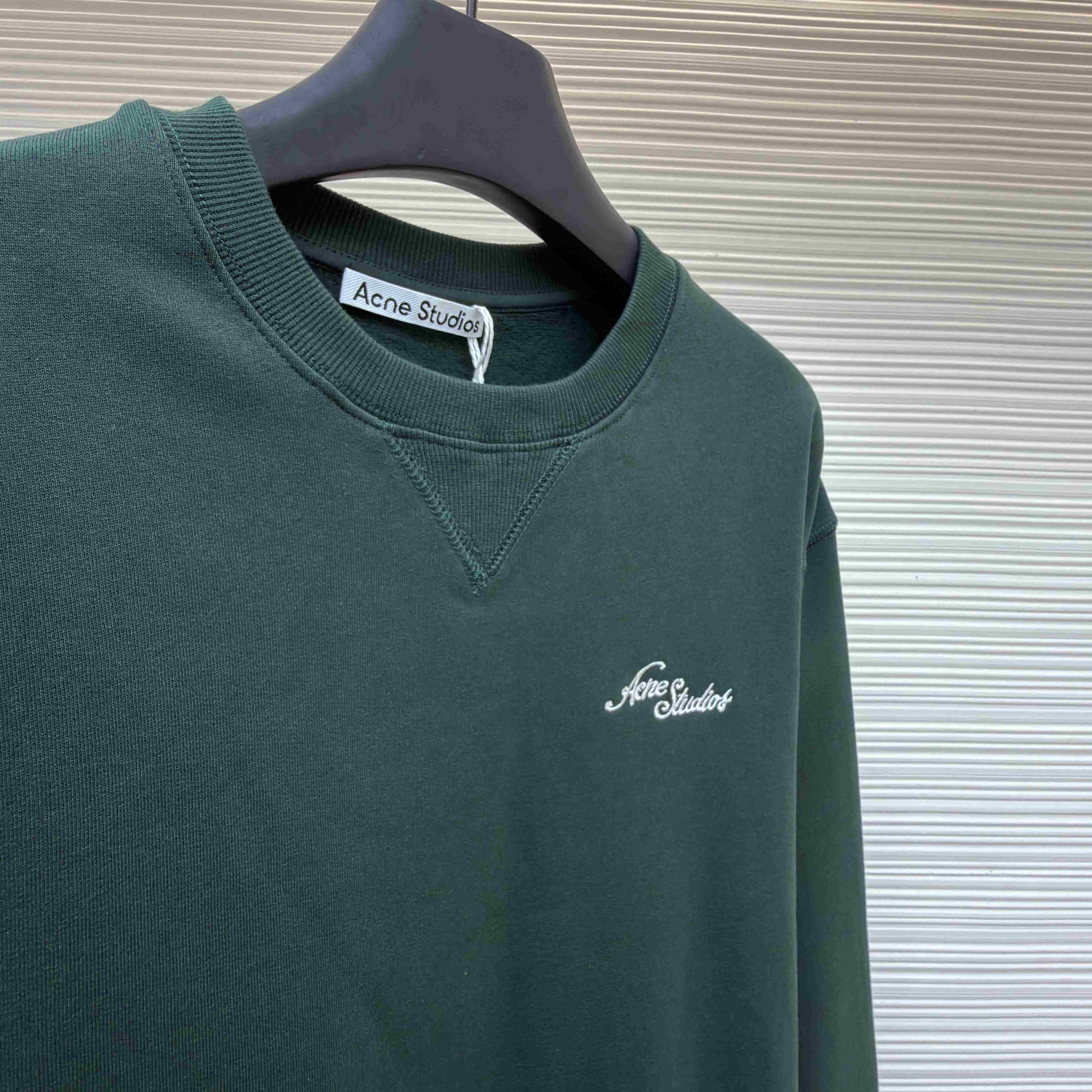 Acne Studios Fleece Sweatshirt With Logo - DesignerGu