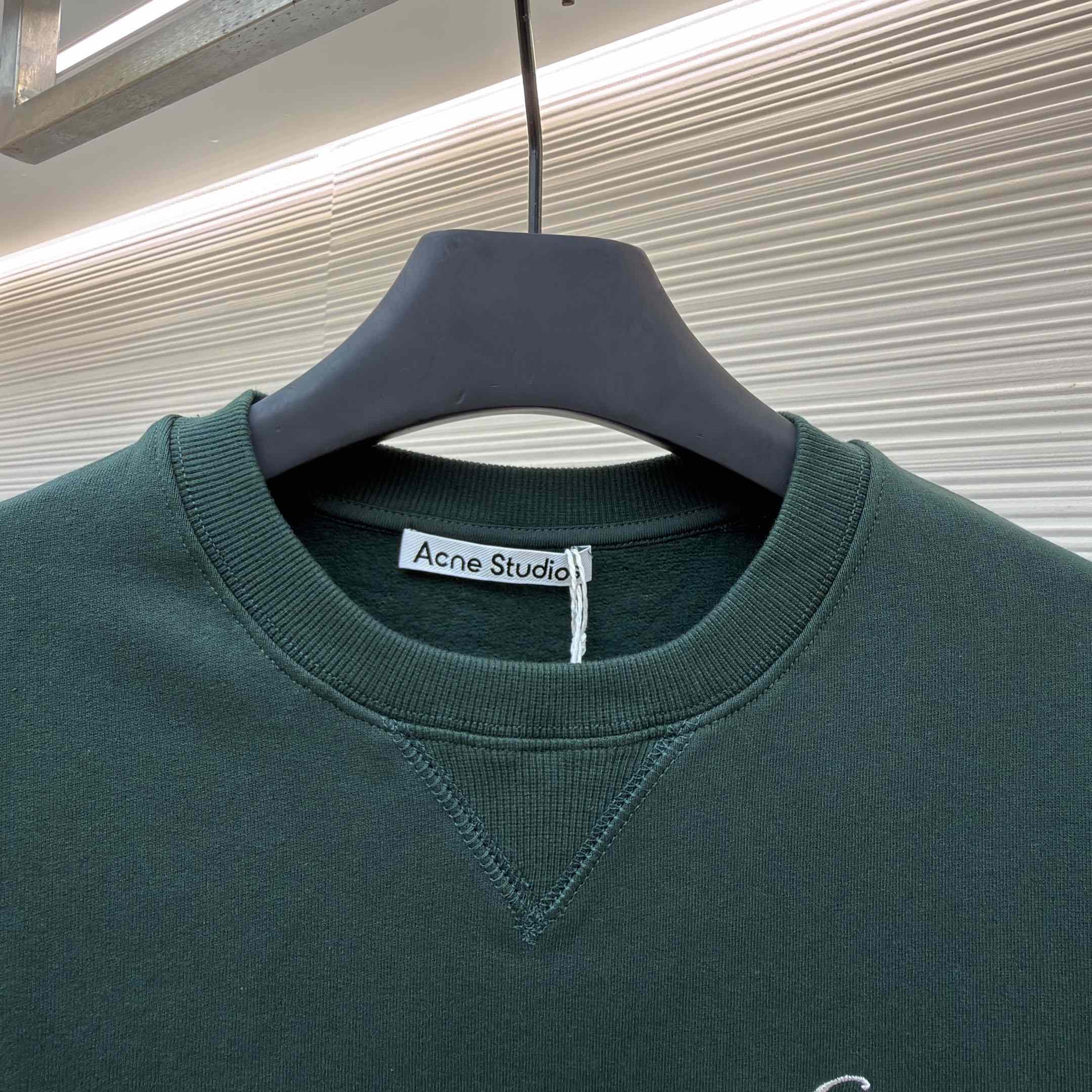 Acne Studios Fleece Sweatshirt With Logo - DesignerGu