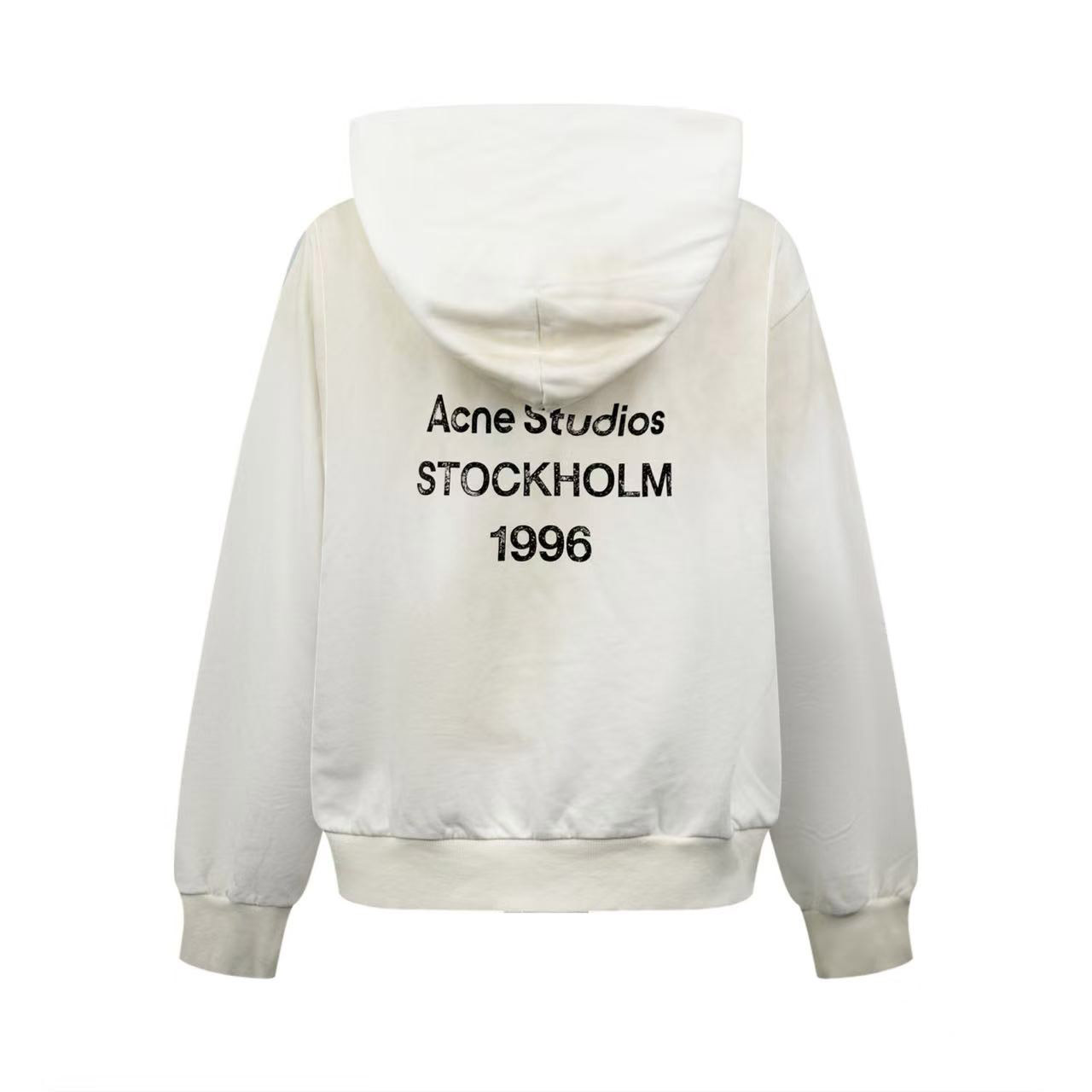 Acne Studios Fleece Logo Hoodie - DesignerGu