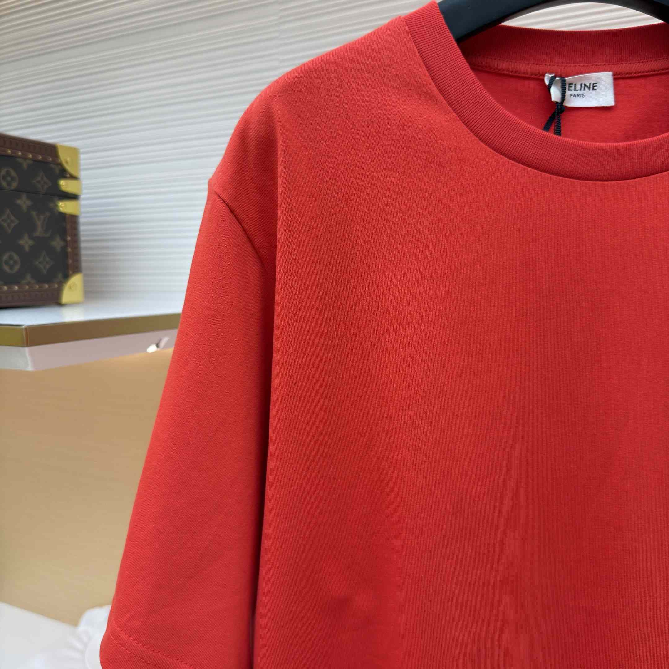 Celine T-shirt IN Cotton Jersey - DesignerGu