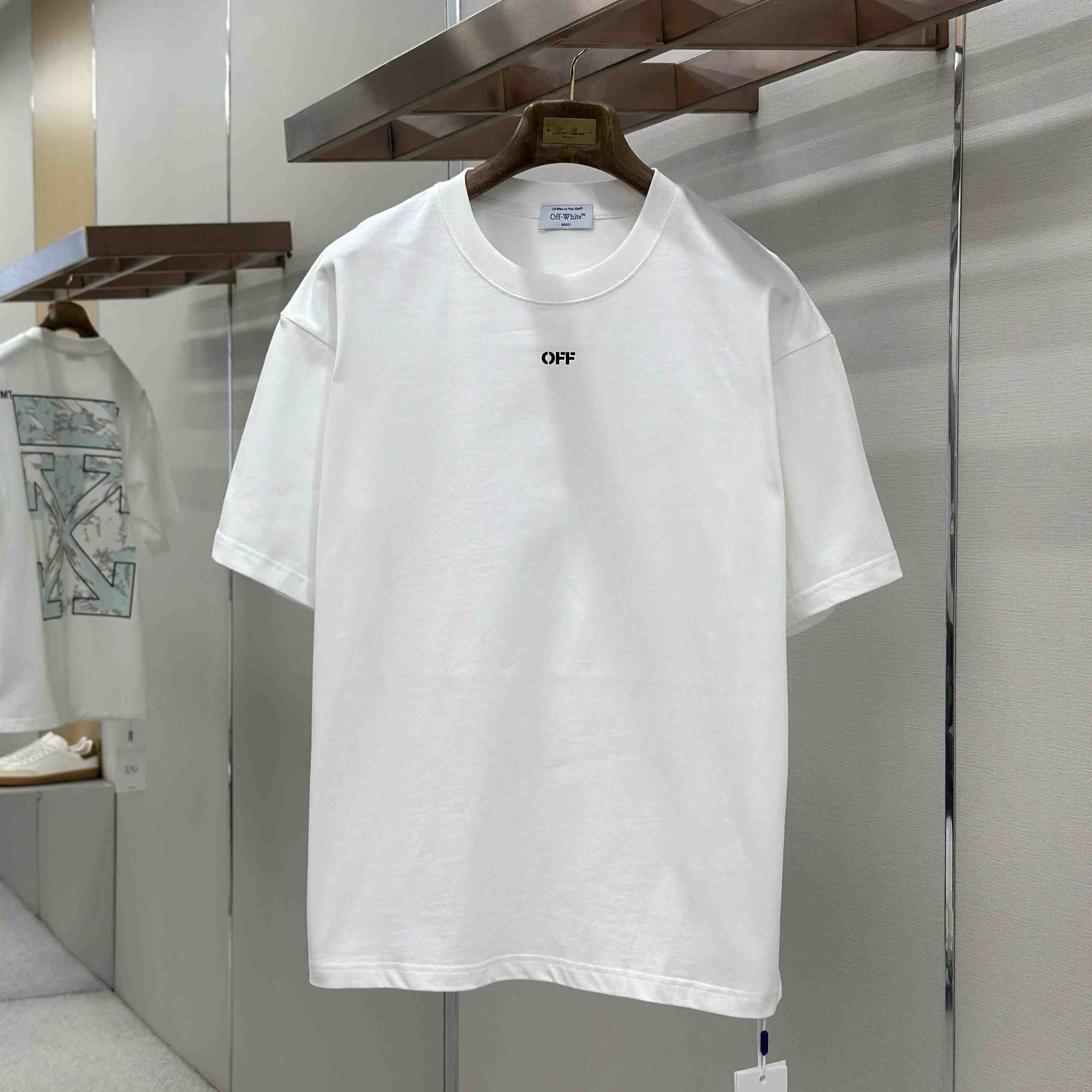 Off-White Art Print Twill T-Shirt - DesignerGu