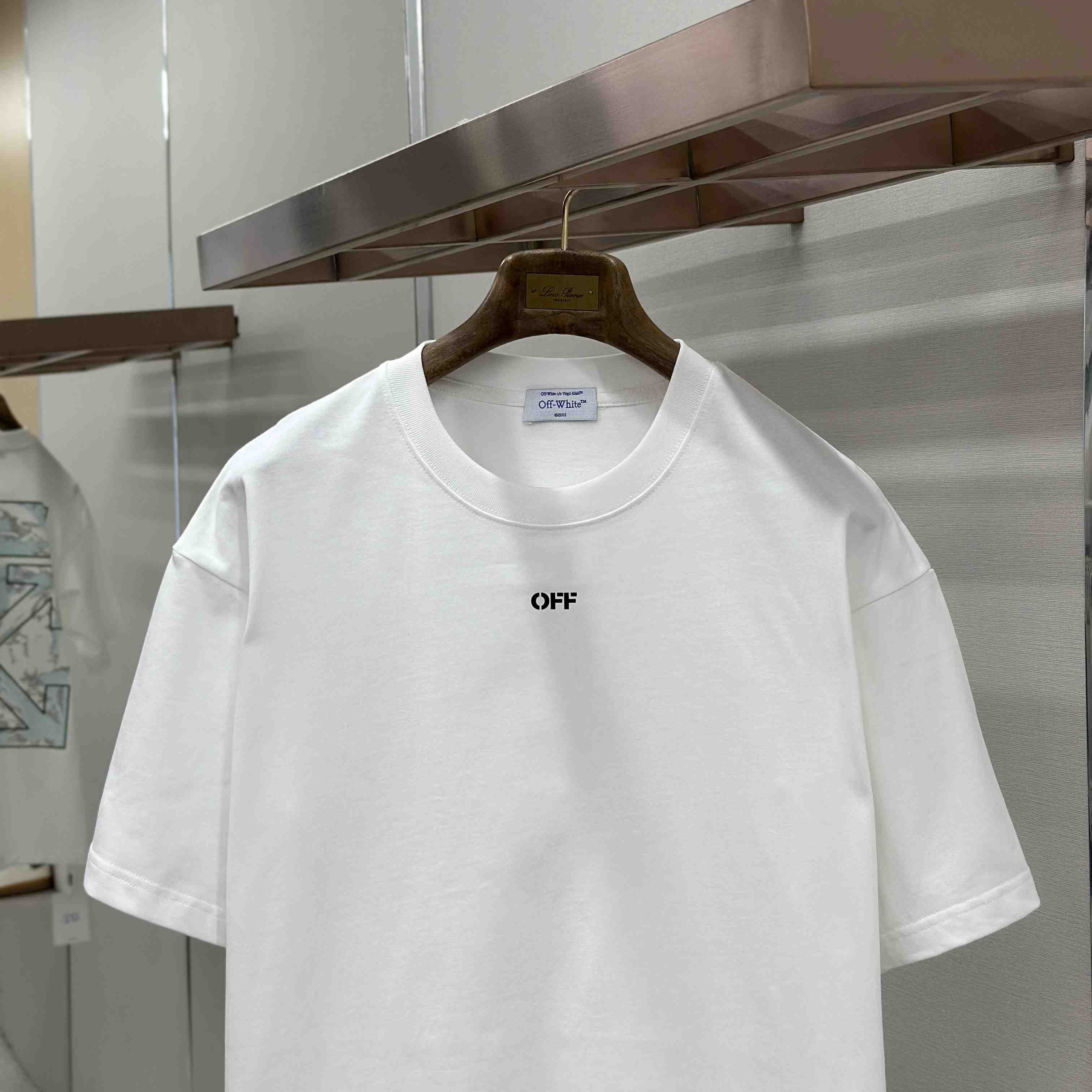Off-White Art Print Twill T-Shirt - DesignerGu
