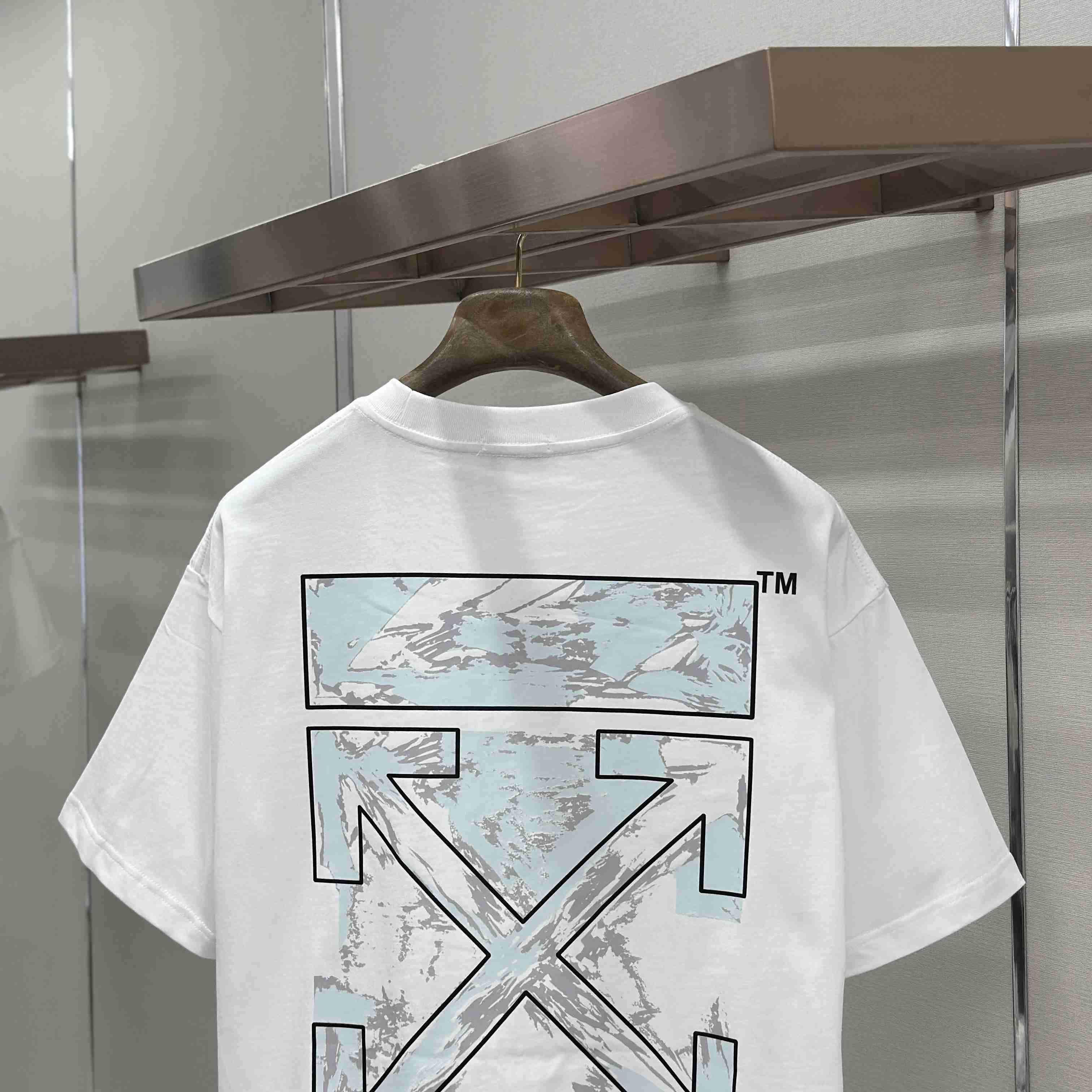 Off-White Art Print Twill T-Shirt - DesignerGu