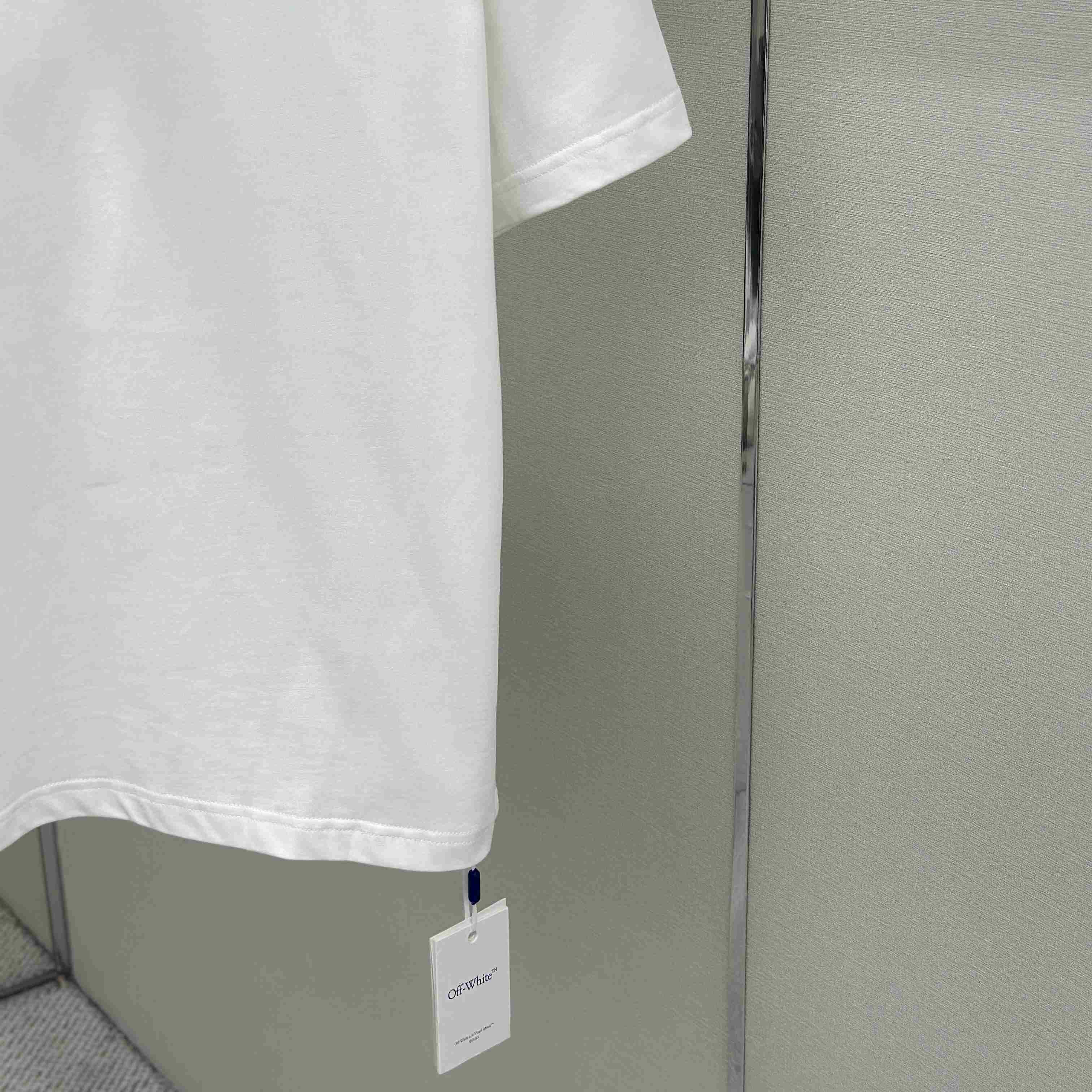 Off-White Art Print Twill T-Shirt - DesignerGu
