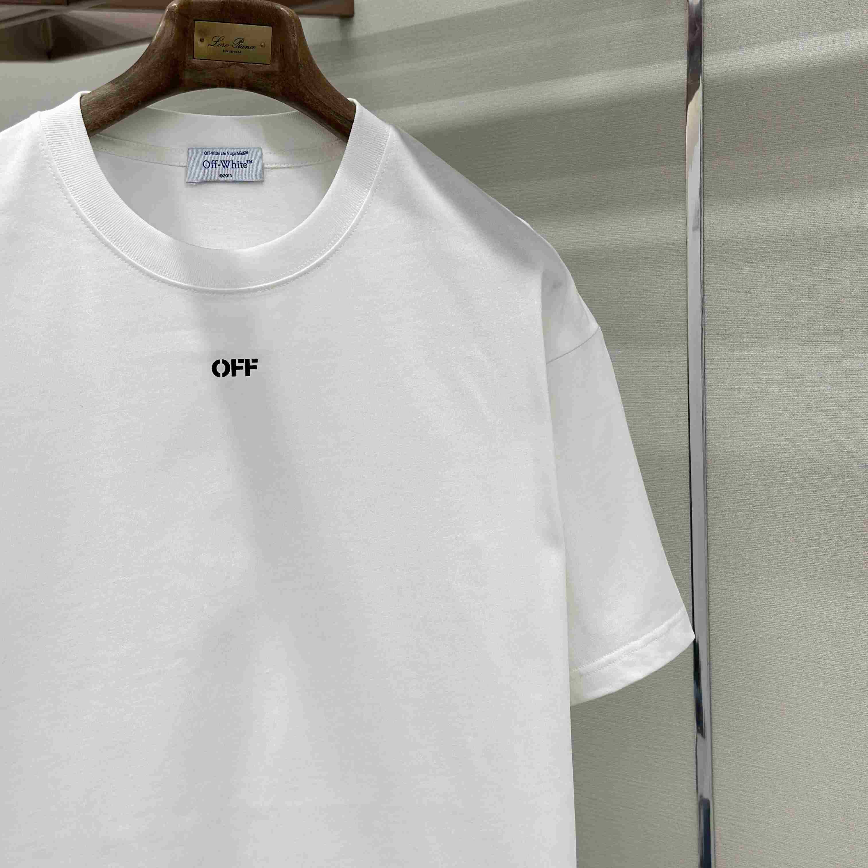 Off-White Art Print Twill T-Shirt - DesignerGu