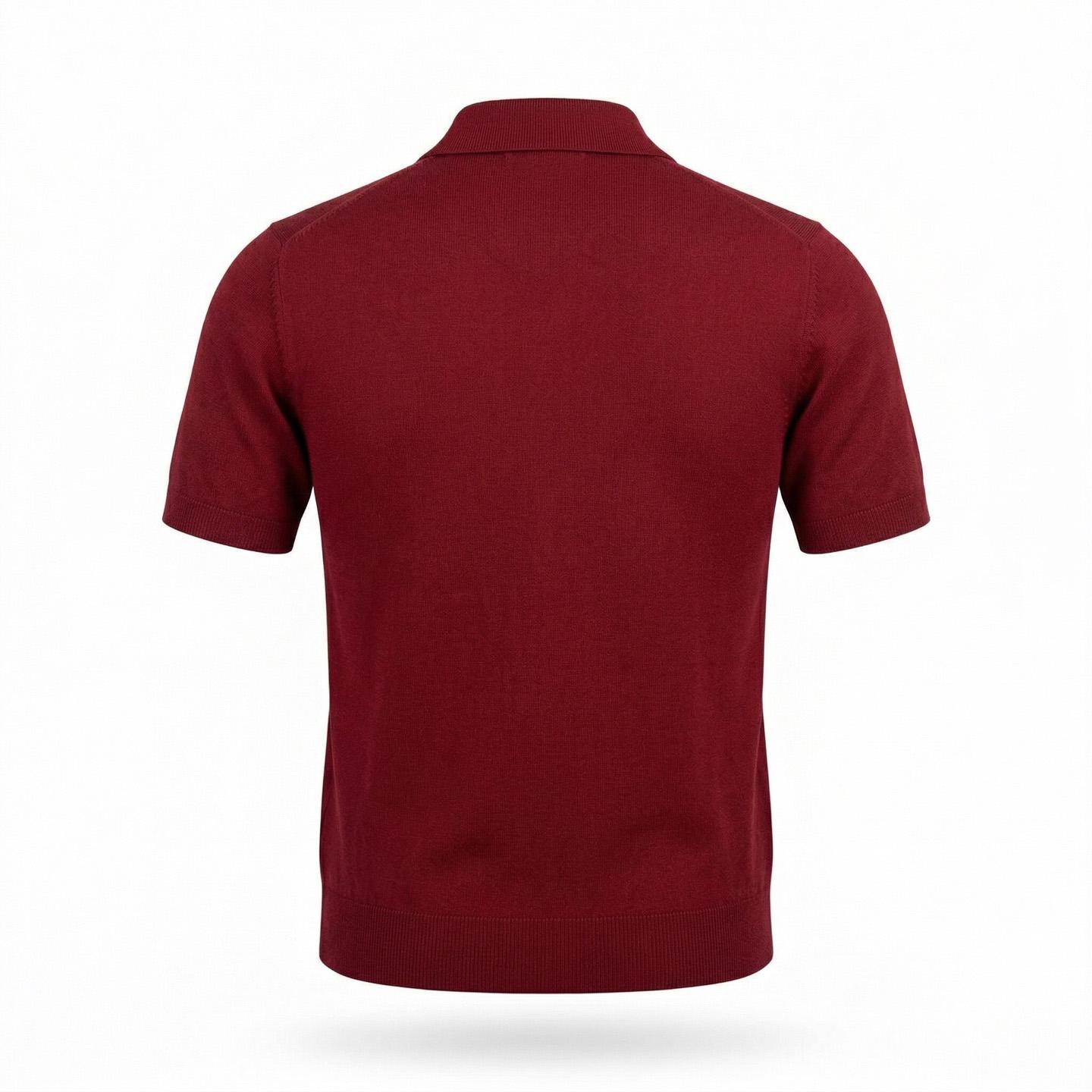 Prada Superfine Wool Polo Shirt - DesignerGu