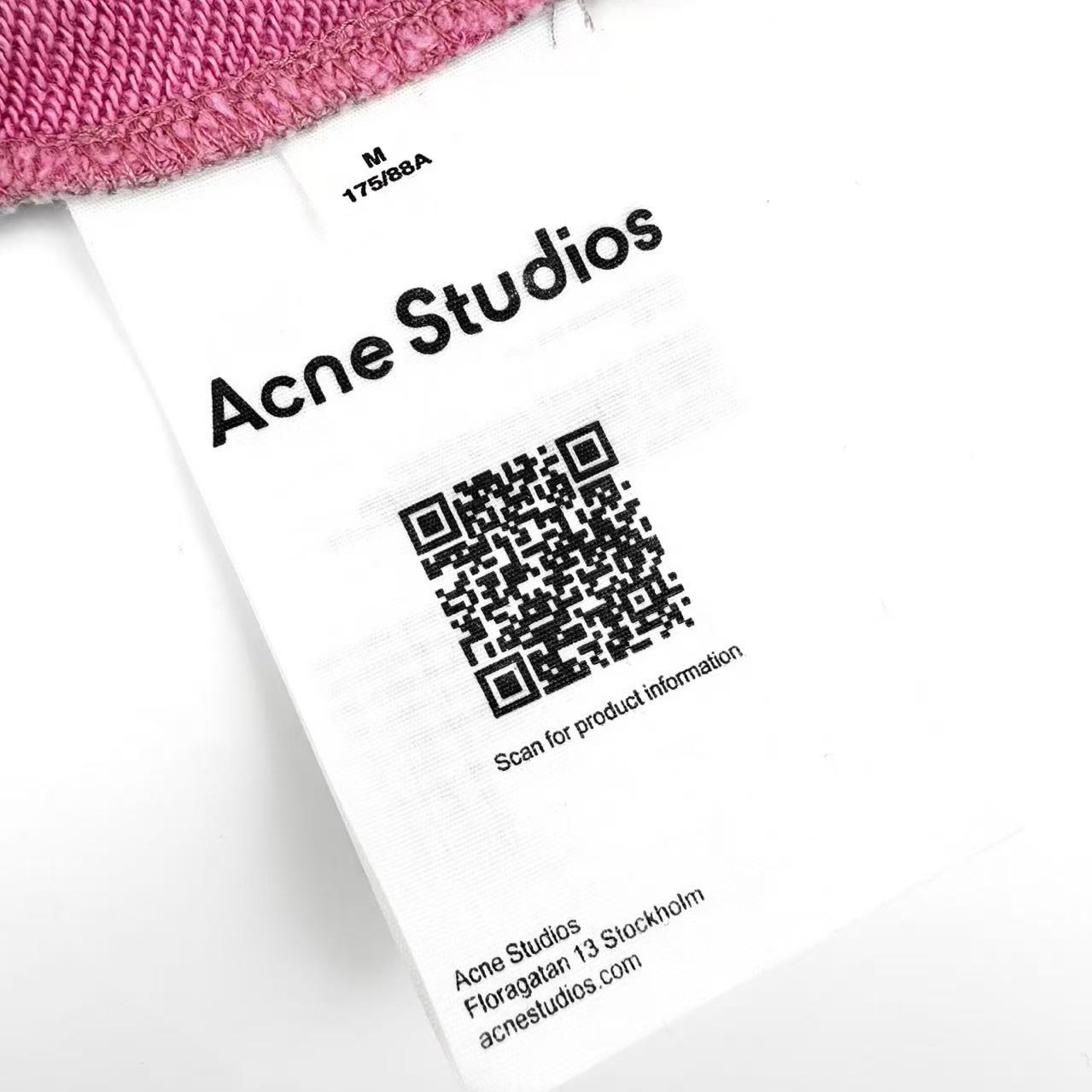 Acne Studios Fleece Logo Hoodie - DesignerGu