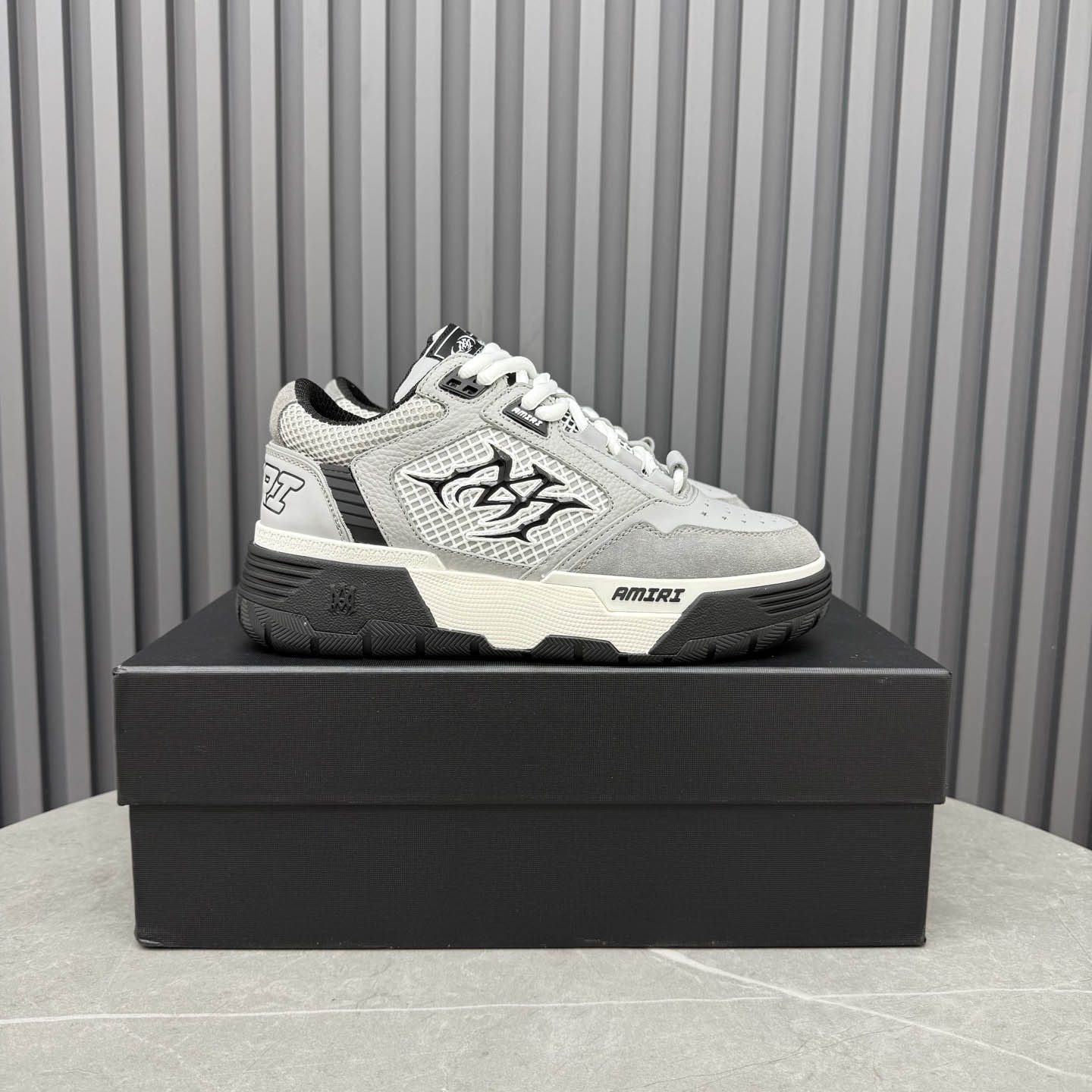 Amiri Gray MA-94 Sneakers - DesignerGu
