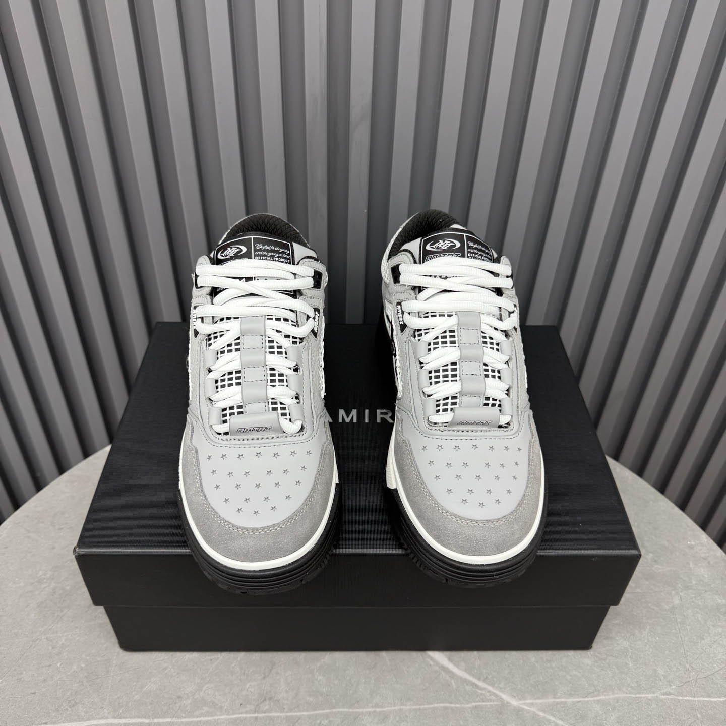 Amiri Gray MA-94 Sneakers - DesignerGu