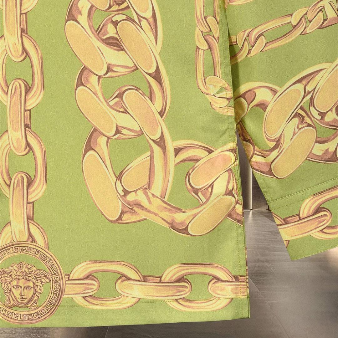 Versace Medusa Chains-Print Shirt - DesignerGu
