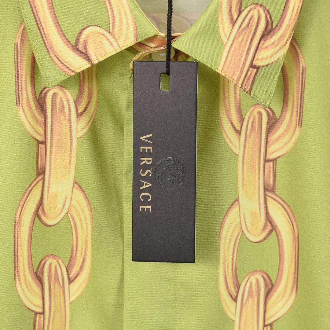 Versace Medusa Chains-Print Shirt - DesignerGu