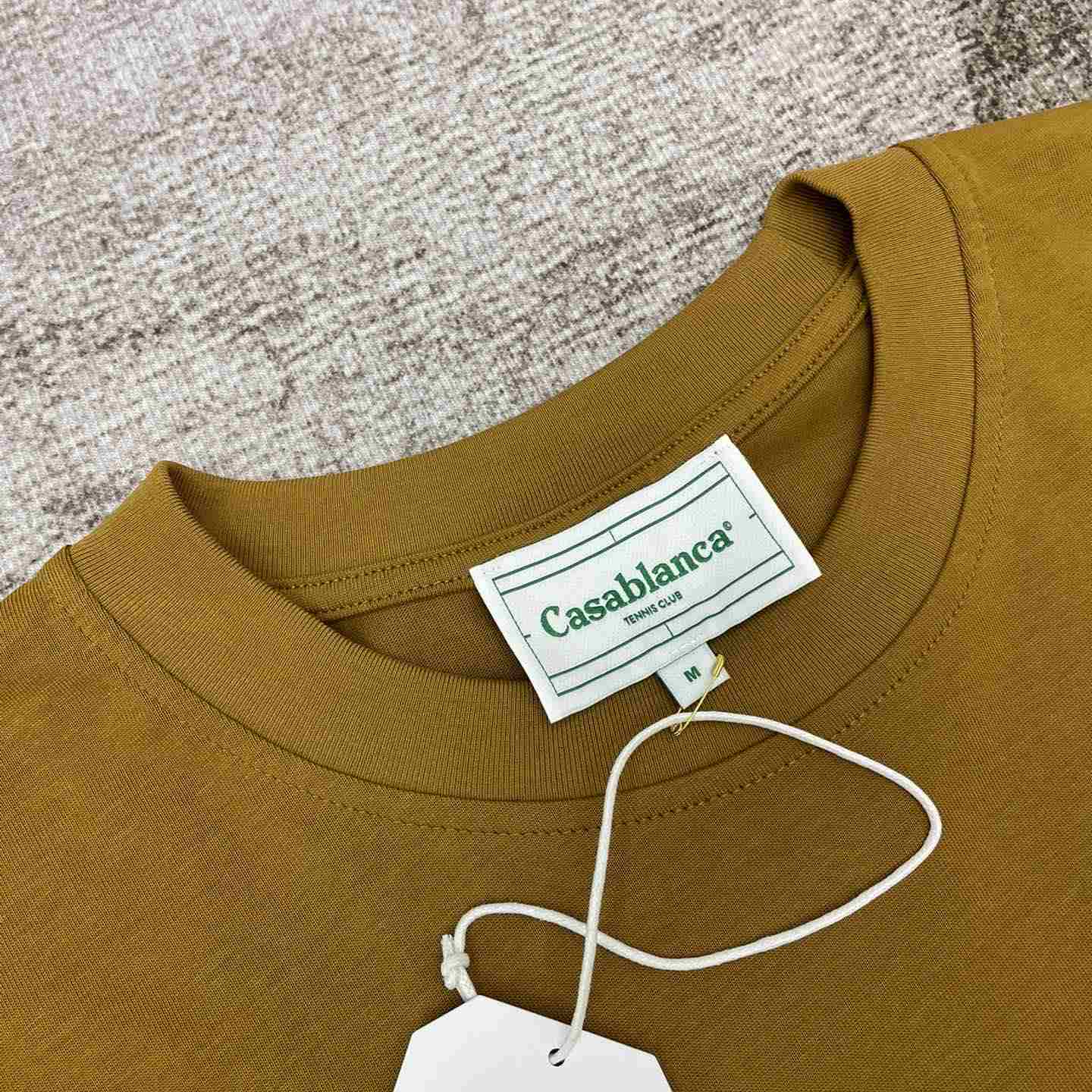 Casablanca Brown 'Studio De Musique' T-Shirt CA5091 - DesignerGu
