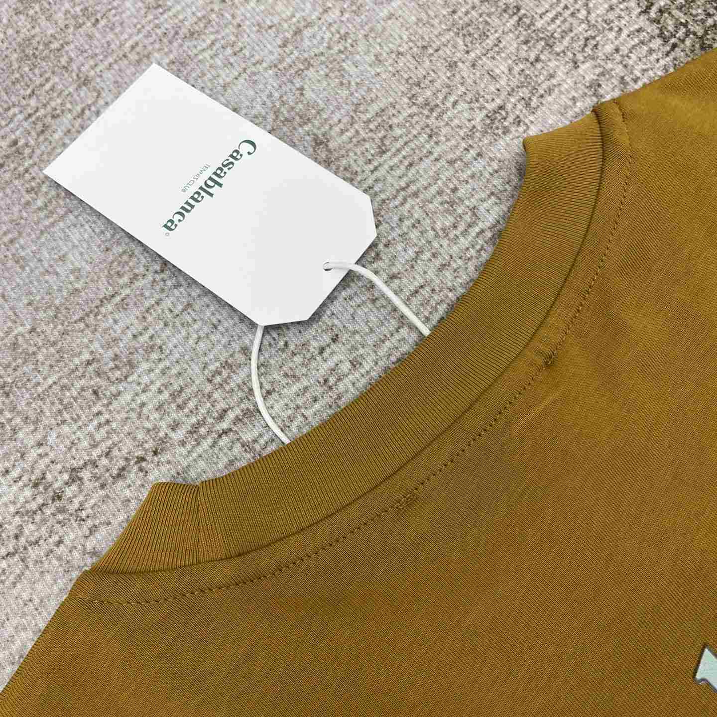 Casablanca Brown 'Studio De Musique' T-Shirt CA5091 - DesignerGu