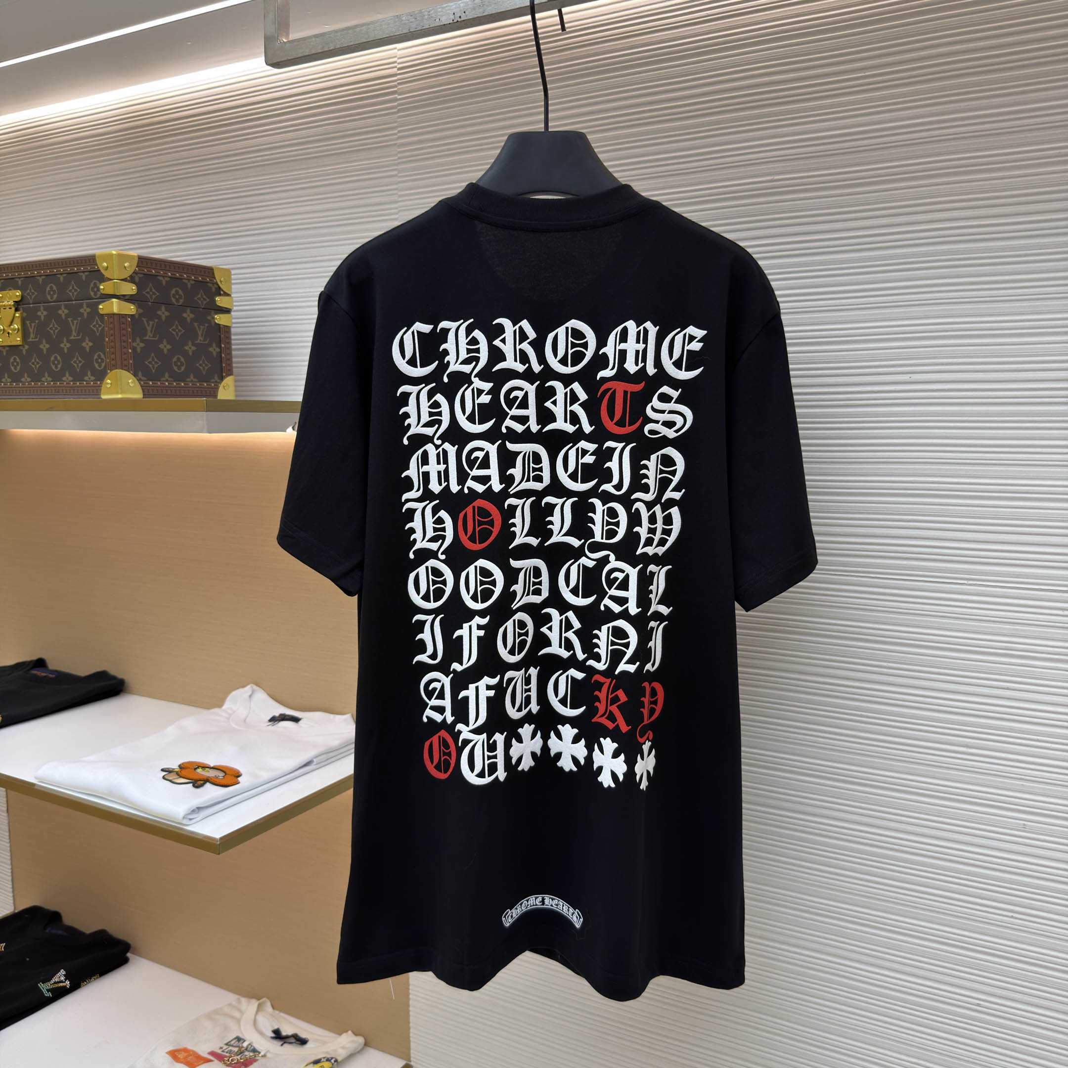Chrome Hearts Tokyo Eye Chart Pocket T-Shirt - DesignerGu