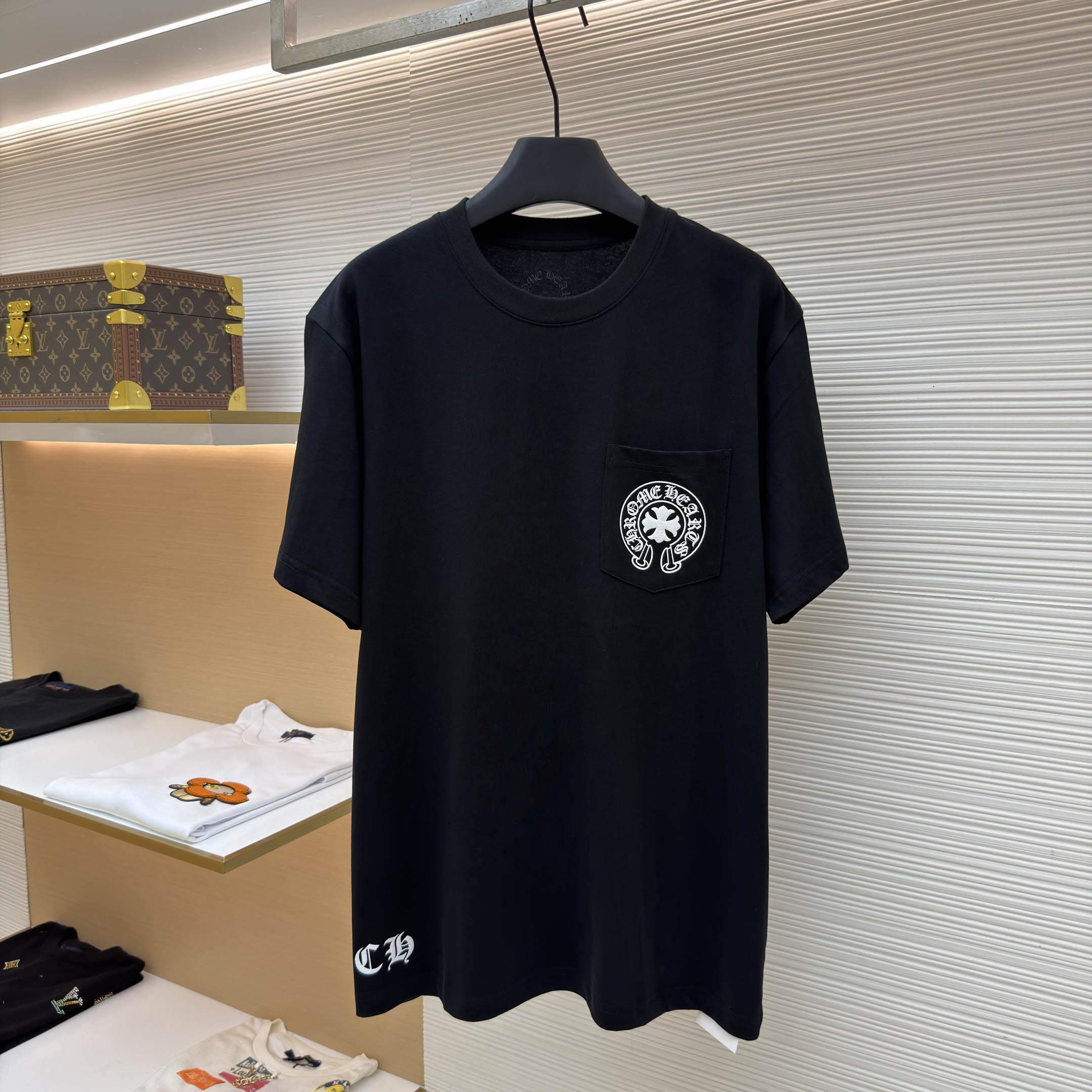 Chrome Hearts Tokyo Eye Chart Pocket T-Shirt - DesignerGu