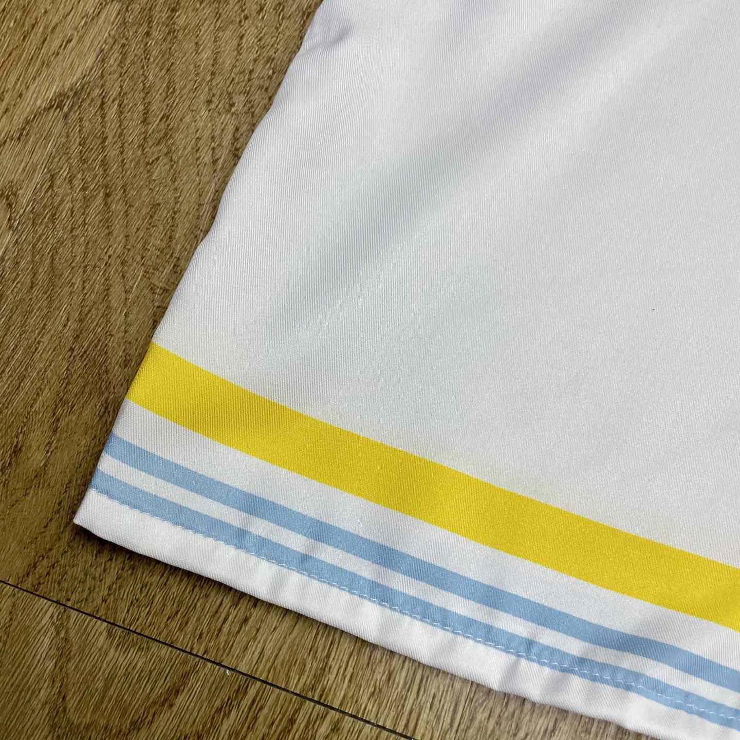 Casablanca White Tennis Landscape Short Sleeve Silk Shirt CA3588 - DesignerGu