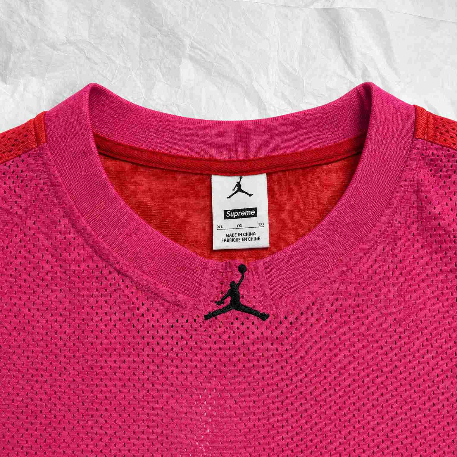 Supreme x Jordan Warm Up Jersey  - DesignerGu
