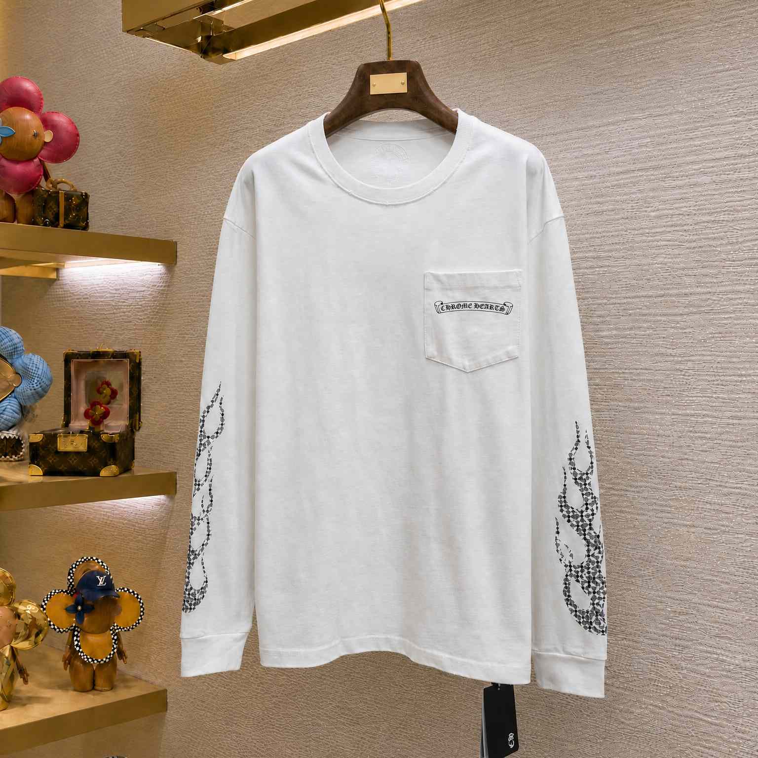 Chrome Hearts Flame Sleeve Long Sleeve  - DesignerGu