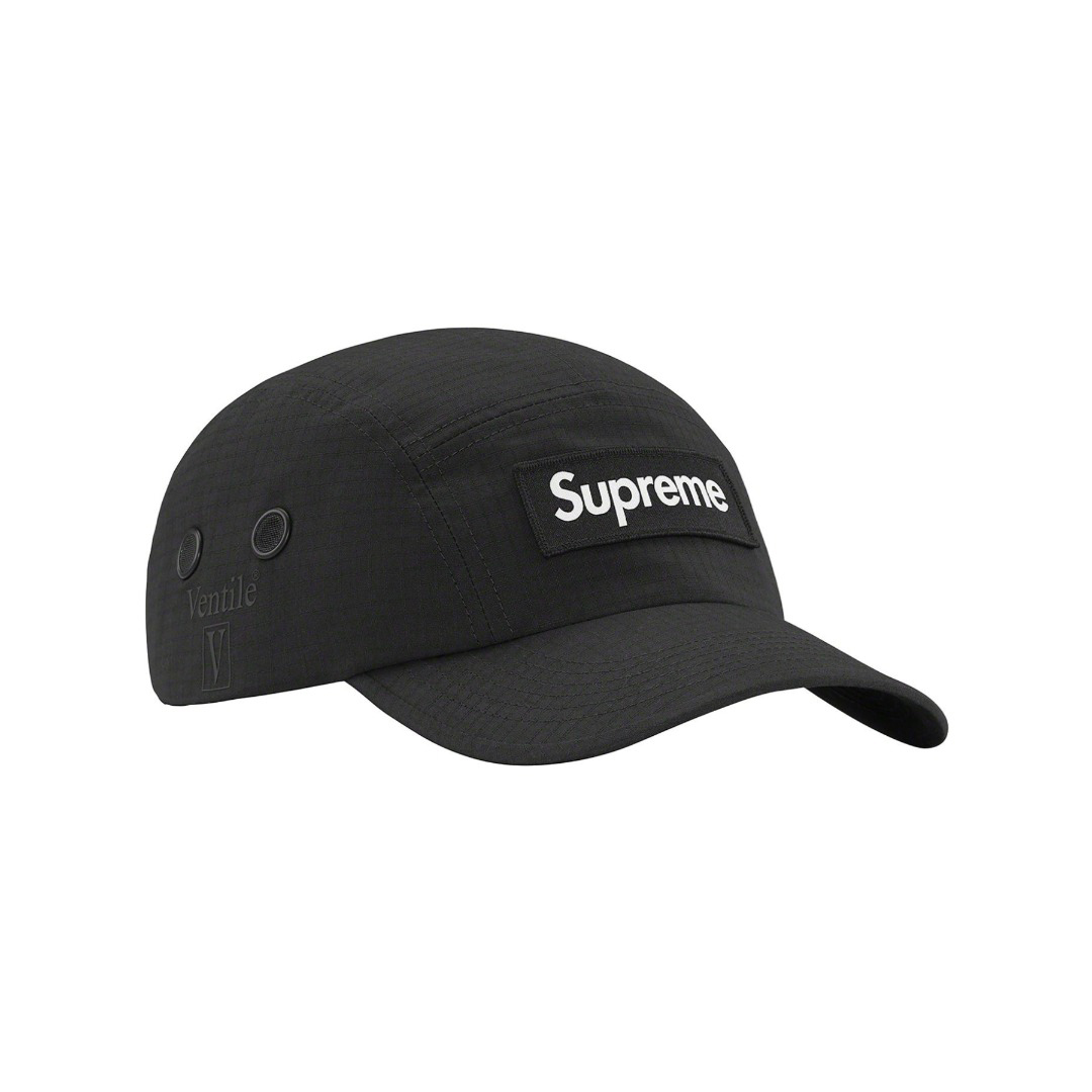 Supreme x Ventile Camp Cap 'Black' - DesignerGu