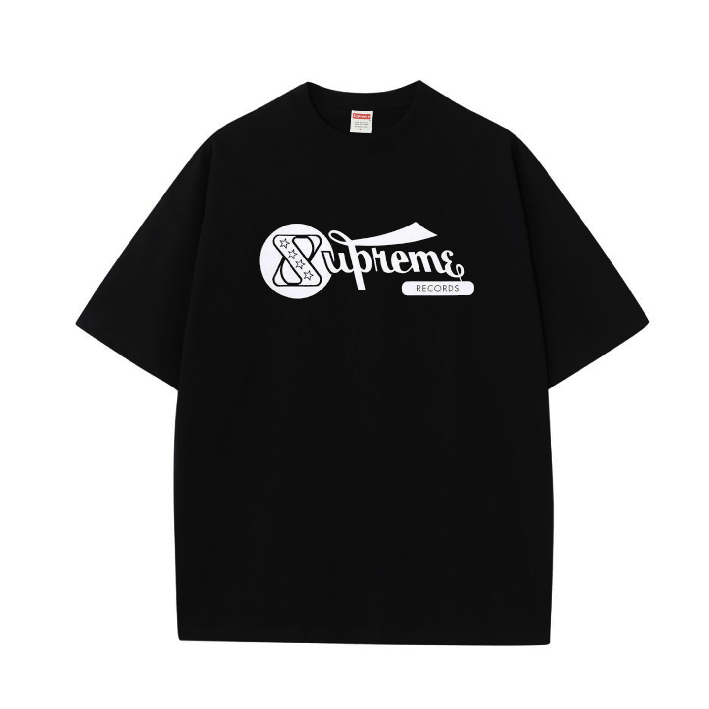Supreme Records Tee 'Black' - DesignerGu