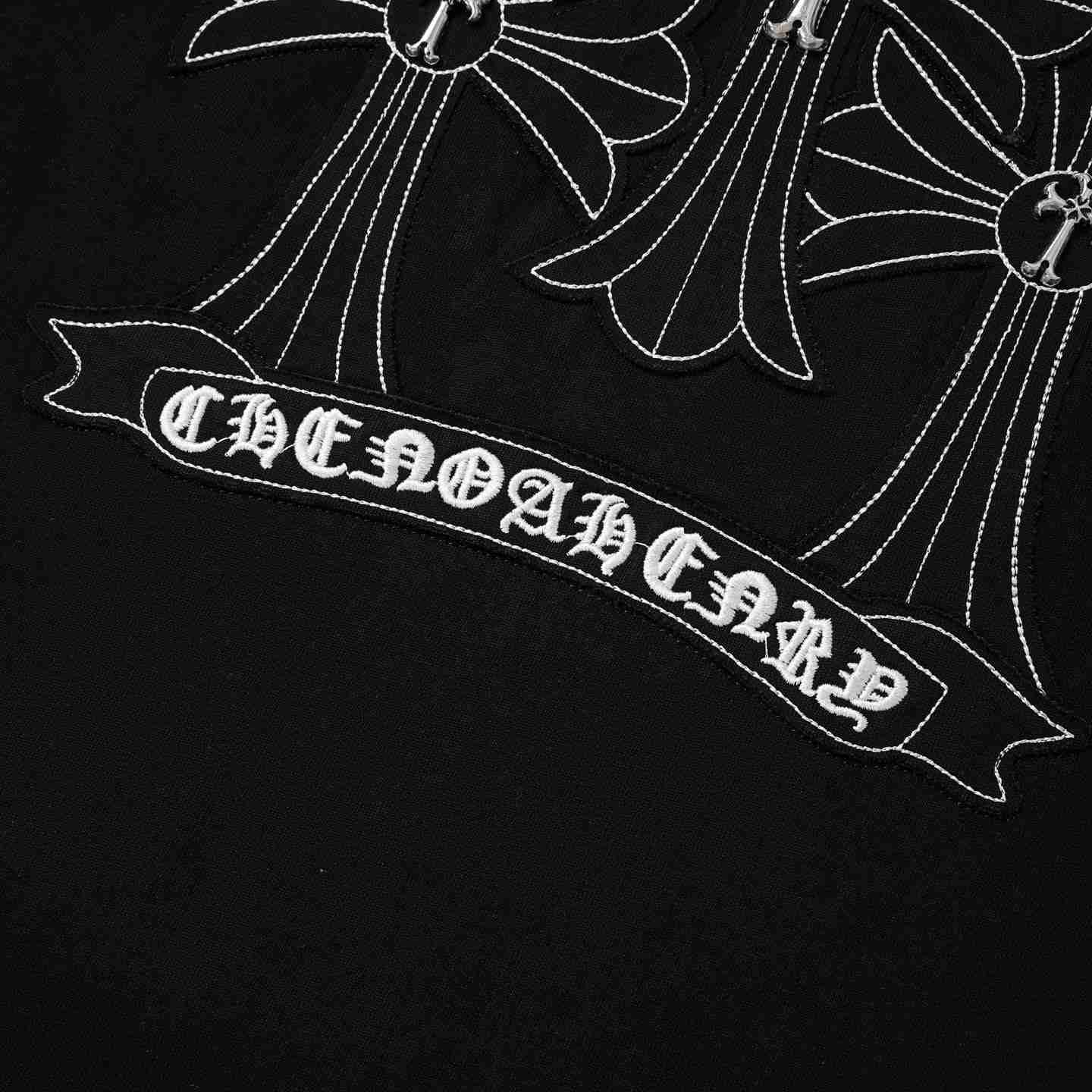 Chrome Hearts Cross T-Shirt 'Black' - DesignerGu