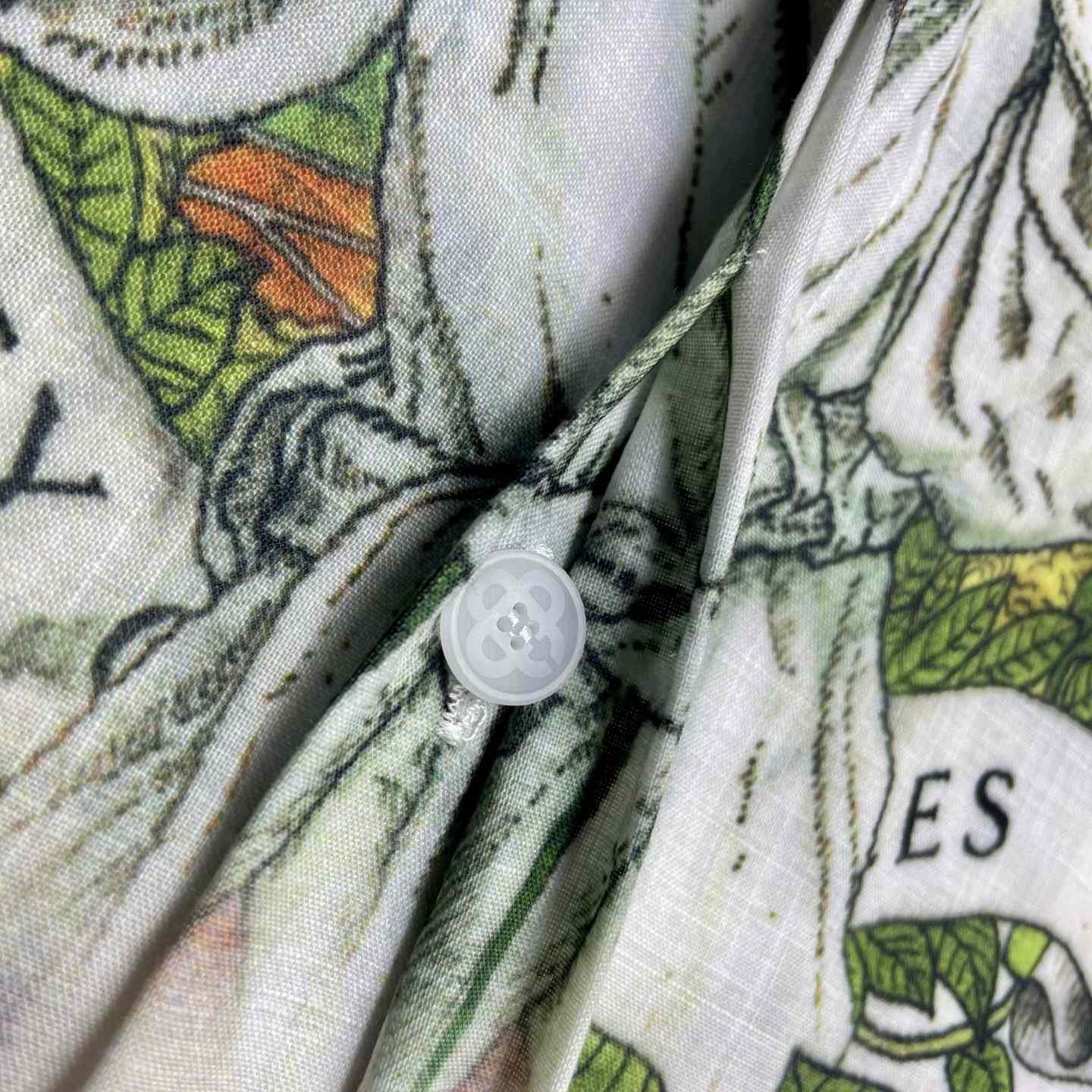 Casablanca Chateau Marmont Linen Shirt 'White' CA3581 - DesignerGu