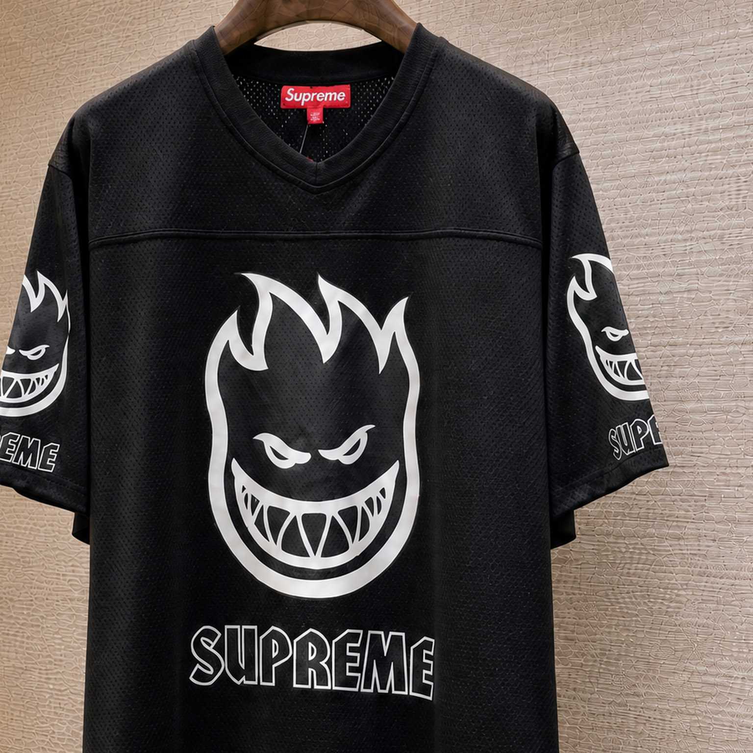 Supreme x Spitfire Jersey 'Black' - DesignerGu