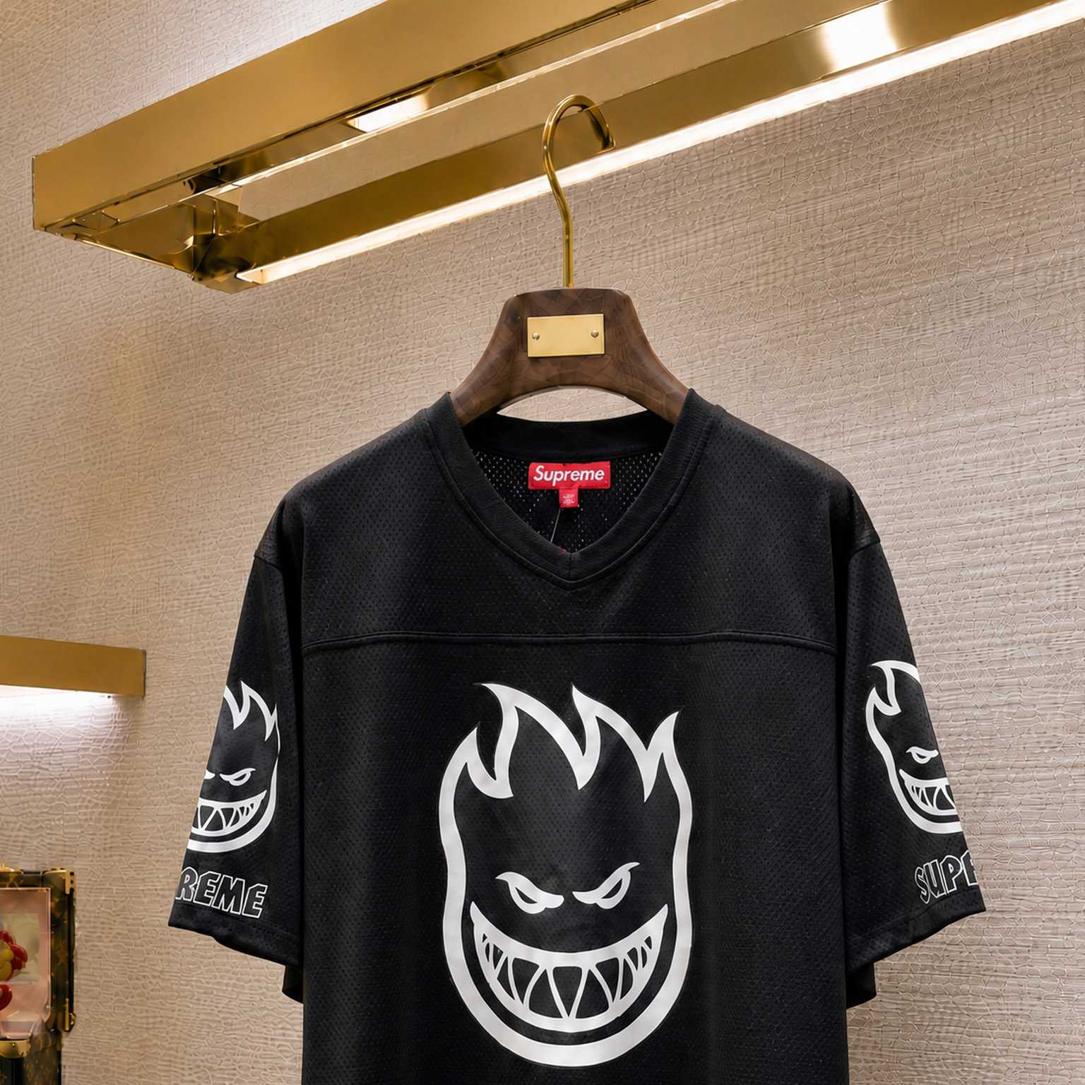 Supreme x Spitfire Jersey 'Black' - DesignerGu