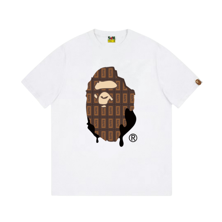 Bape Valentine Chocolate Ape Head Tee - DesignerGu