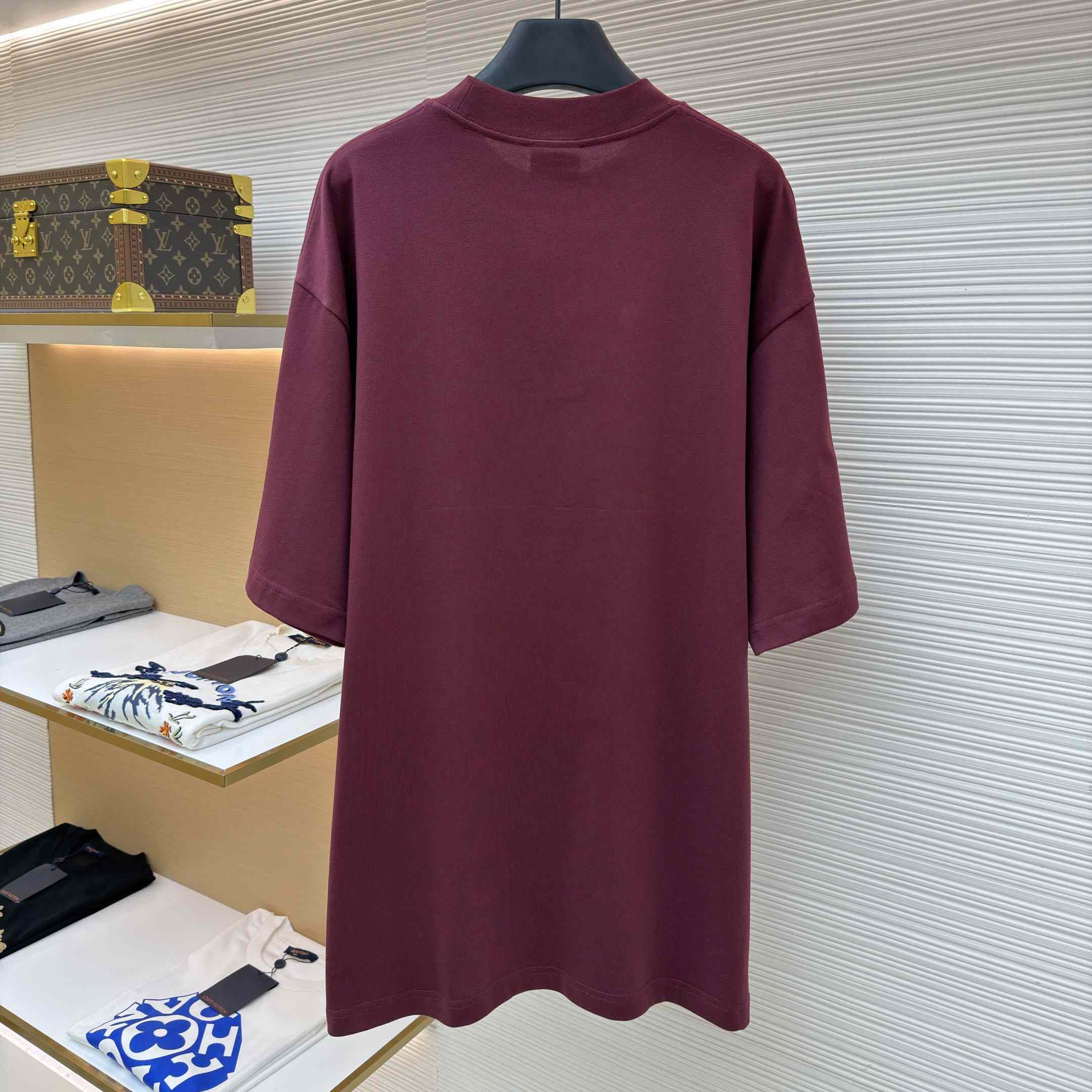 Balenciaga  Nano BB Logo Oversized T-Shirt - DesignerGu
