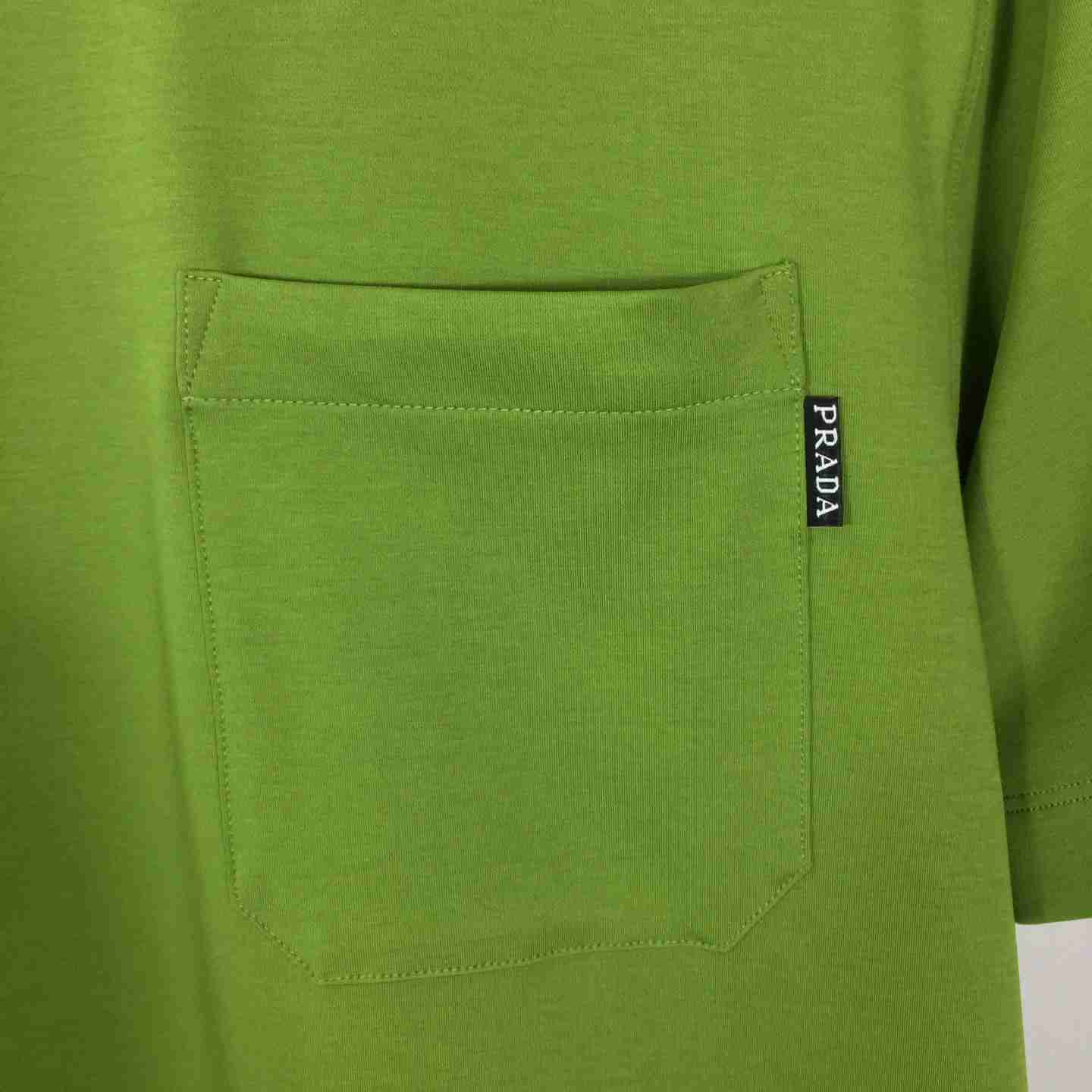 Prada Cotton Pocket T-Shirt - DesignerGu