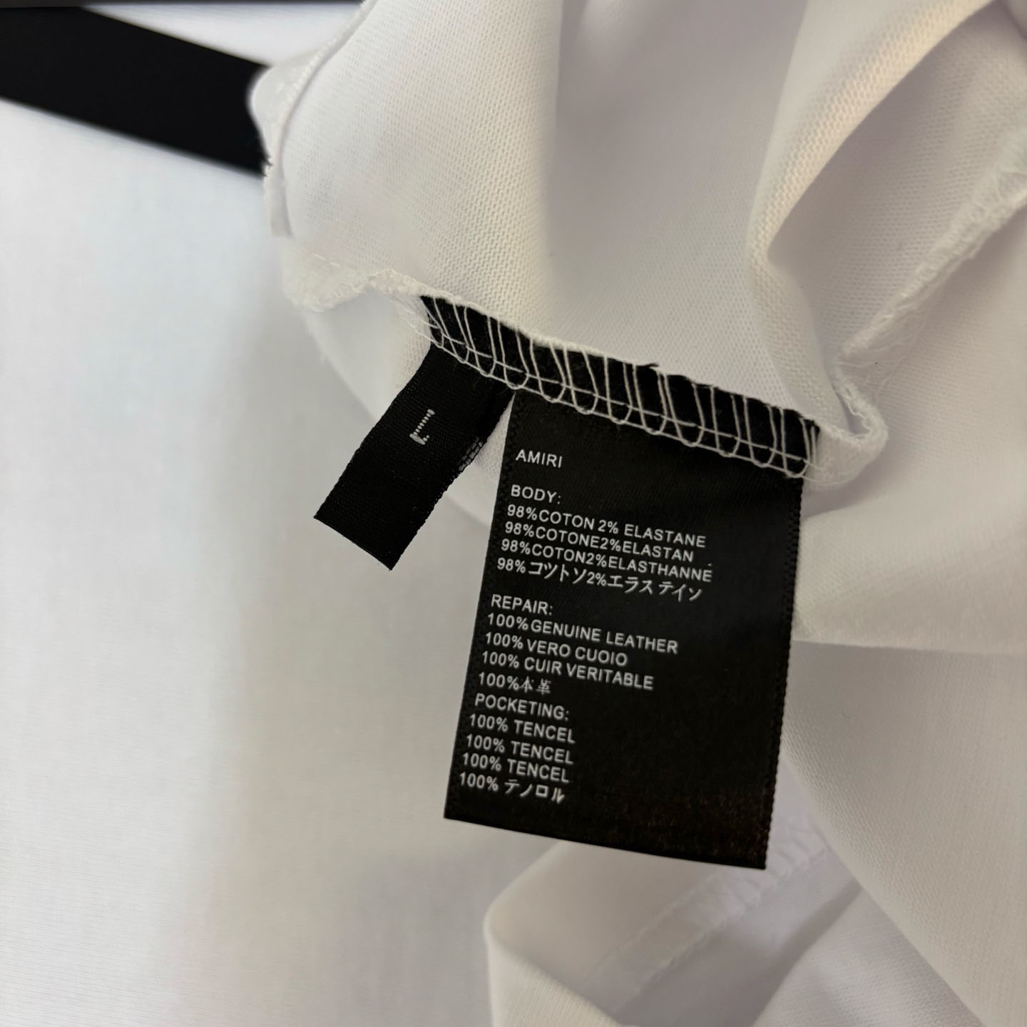 Amiri Script Tee - DesignerGu
