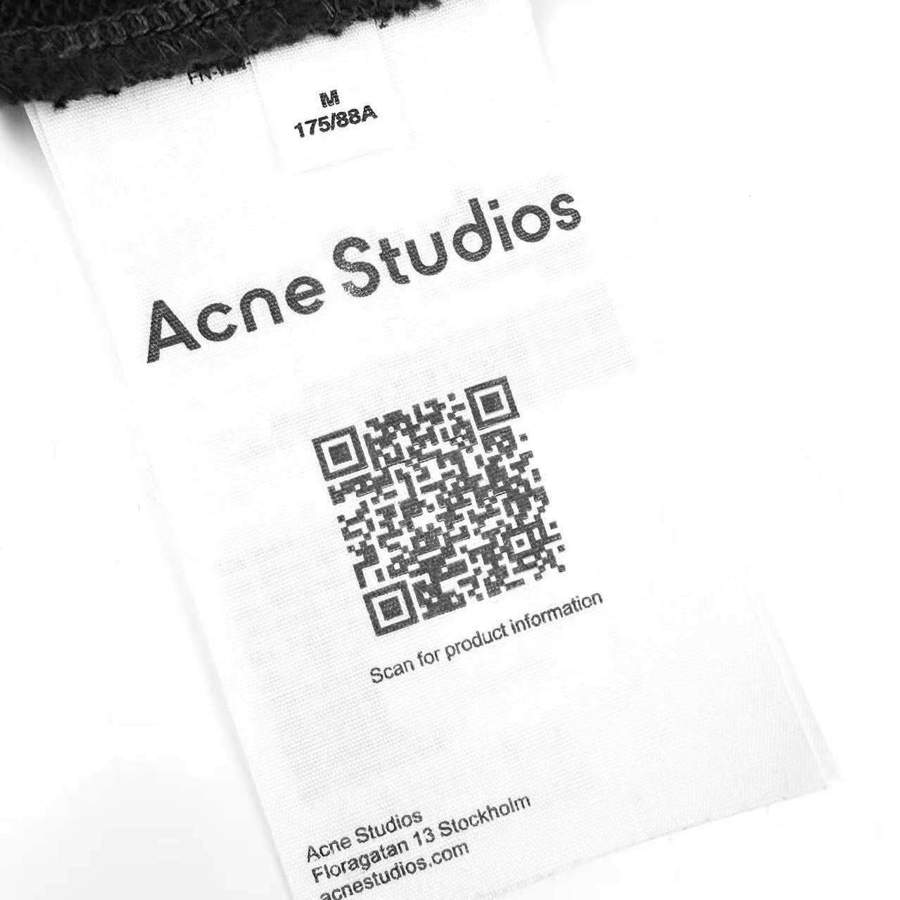Acne Studios Fleece Logo Hoodie - DesignerGu
