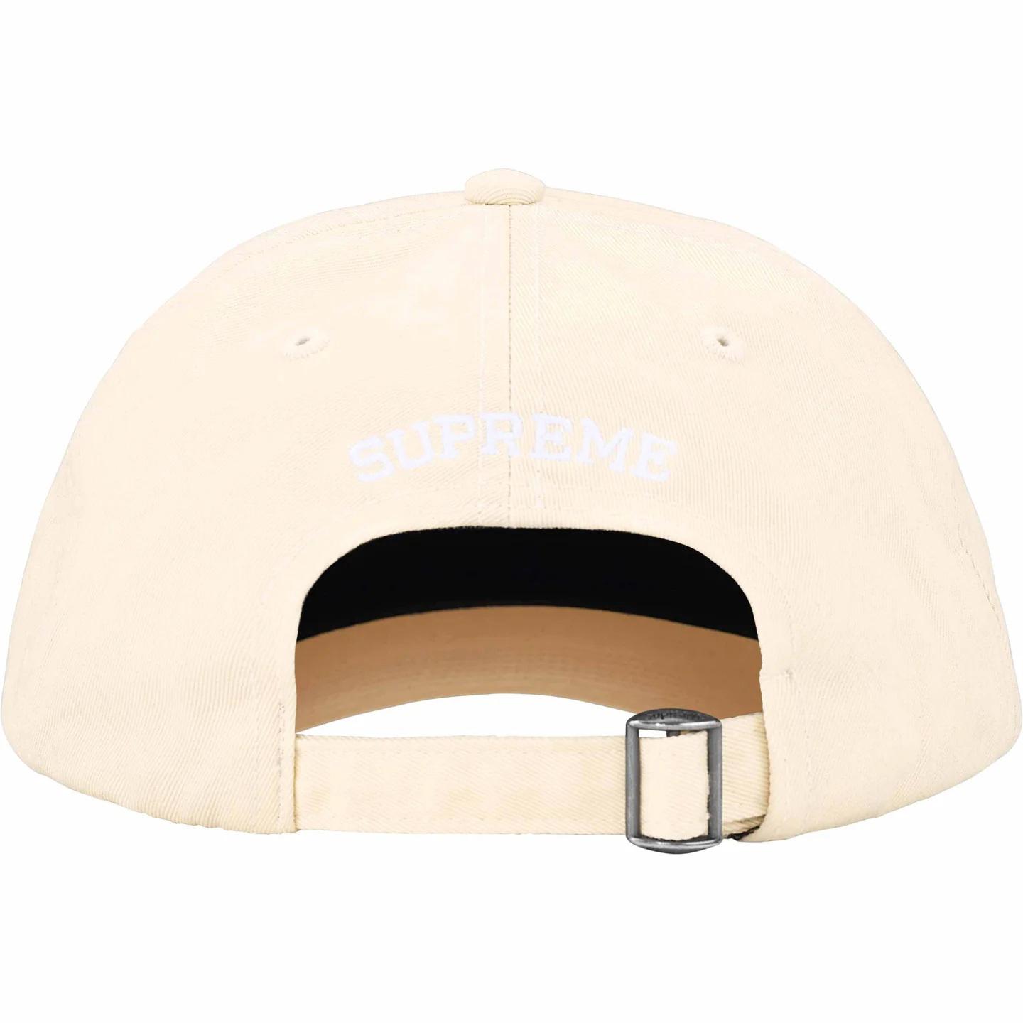 Supreme Pigment Coated S Logo 6 Panel 'Stone' - DesignerGu