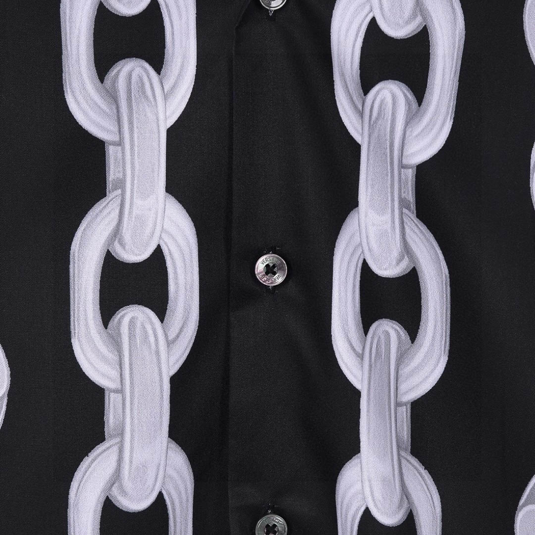 Versace Medusa Camp-Collar Printed Silk-Twill Shirt - DesignerGu