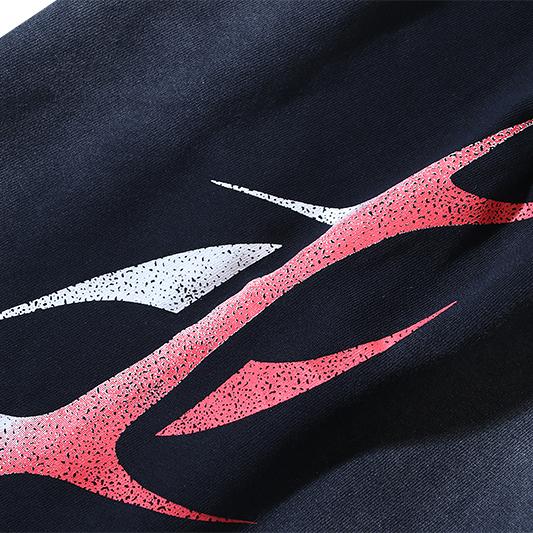 Hellstar  Sports Flame Shorts - DesignerGu