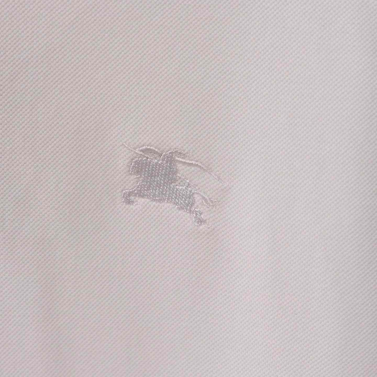 Burberry Logo Collar Cotton Polo Shirt - DesignerGu