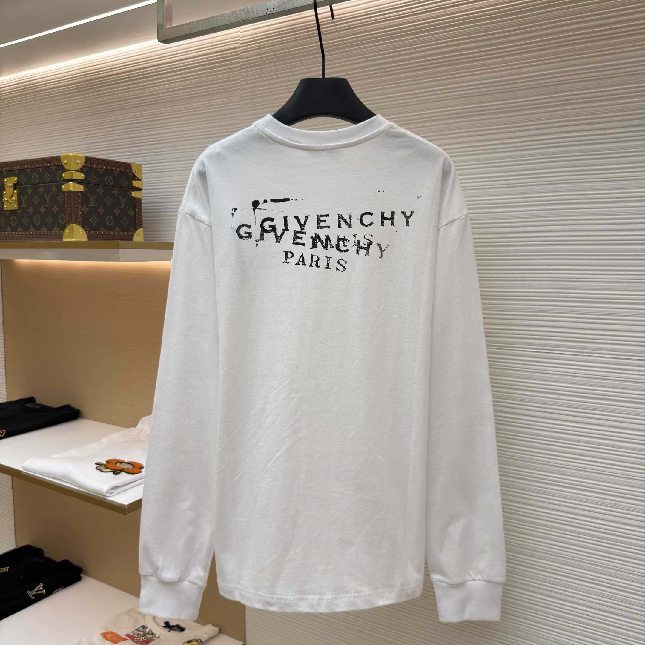 Givenchy T-Shirt In Cotton with Stamp Print - DesignerGu