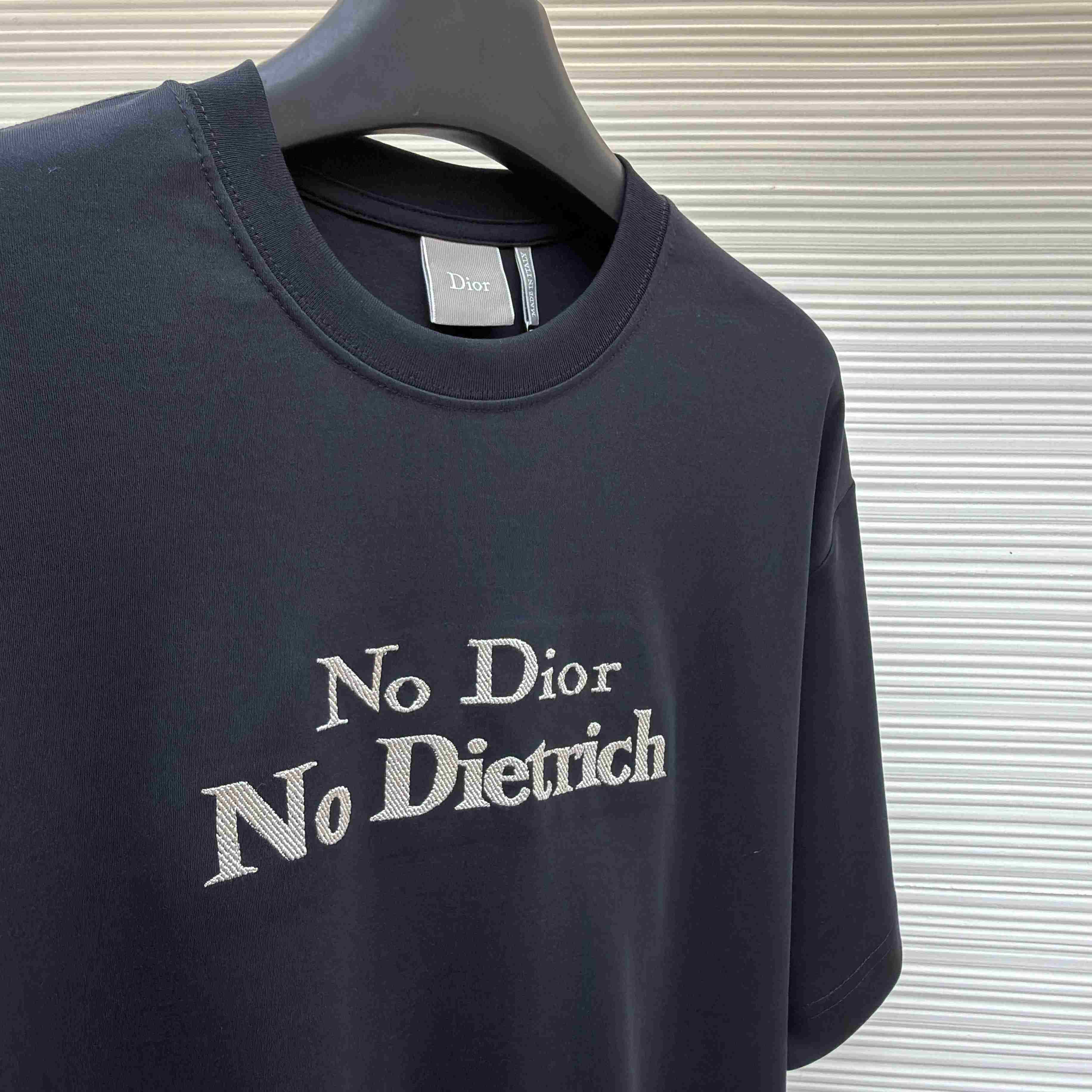 Dior T-shirt Met Borduursel, Relaxed-Fit - DesignerGu