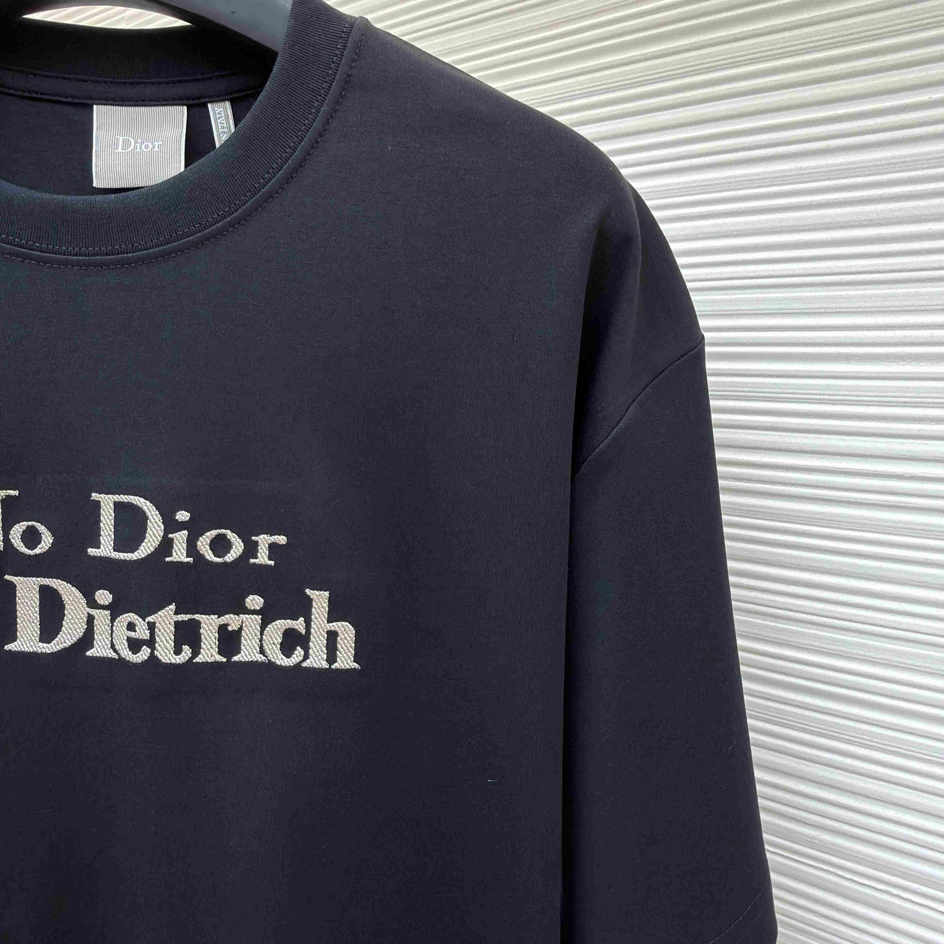 Dior T-shirt Met Borduursel, Relaxed-Fit - DesignerGu
