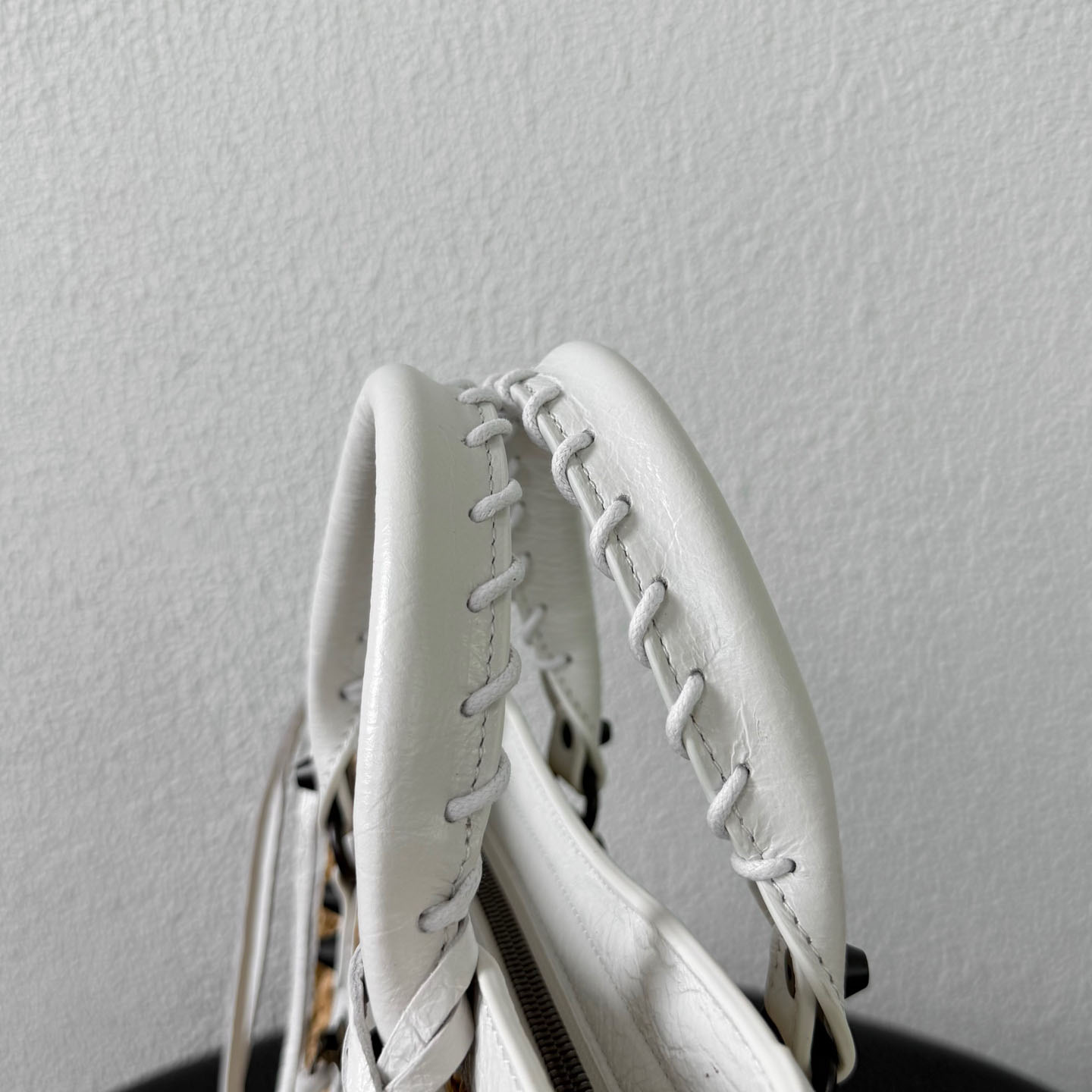 Balenciaga  Le City Bag Small In Natural/White - DesignerGu