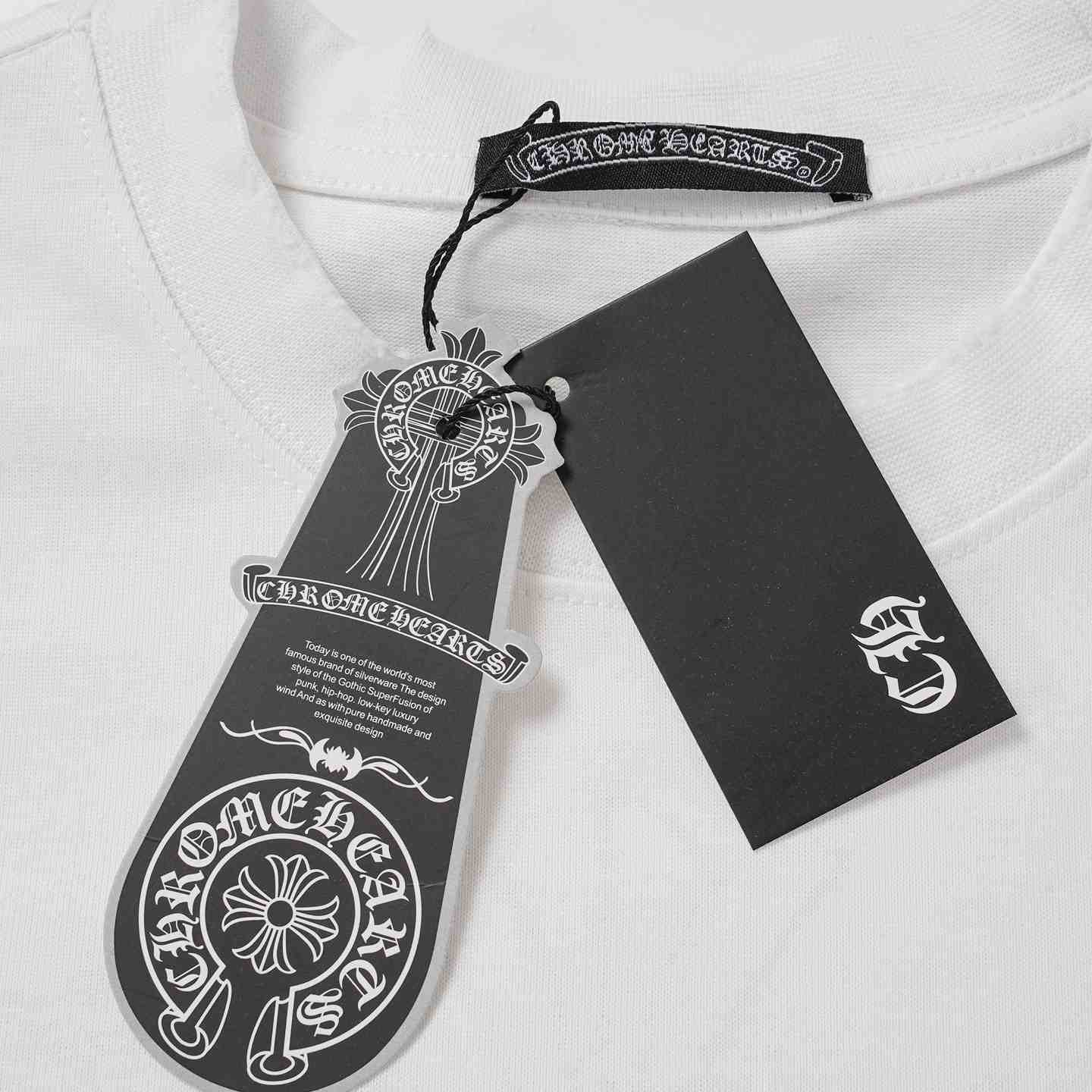 Chrome Hearts Cross T-Shirt 'White' - DesignerGu