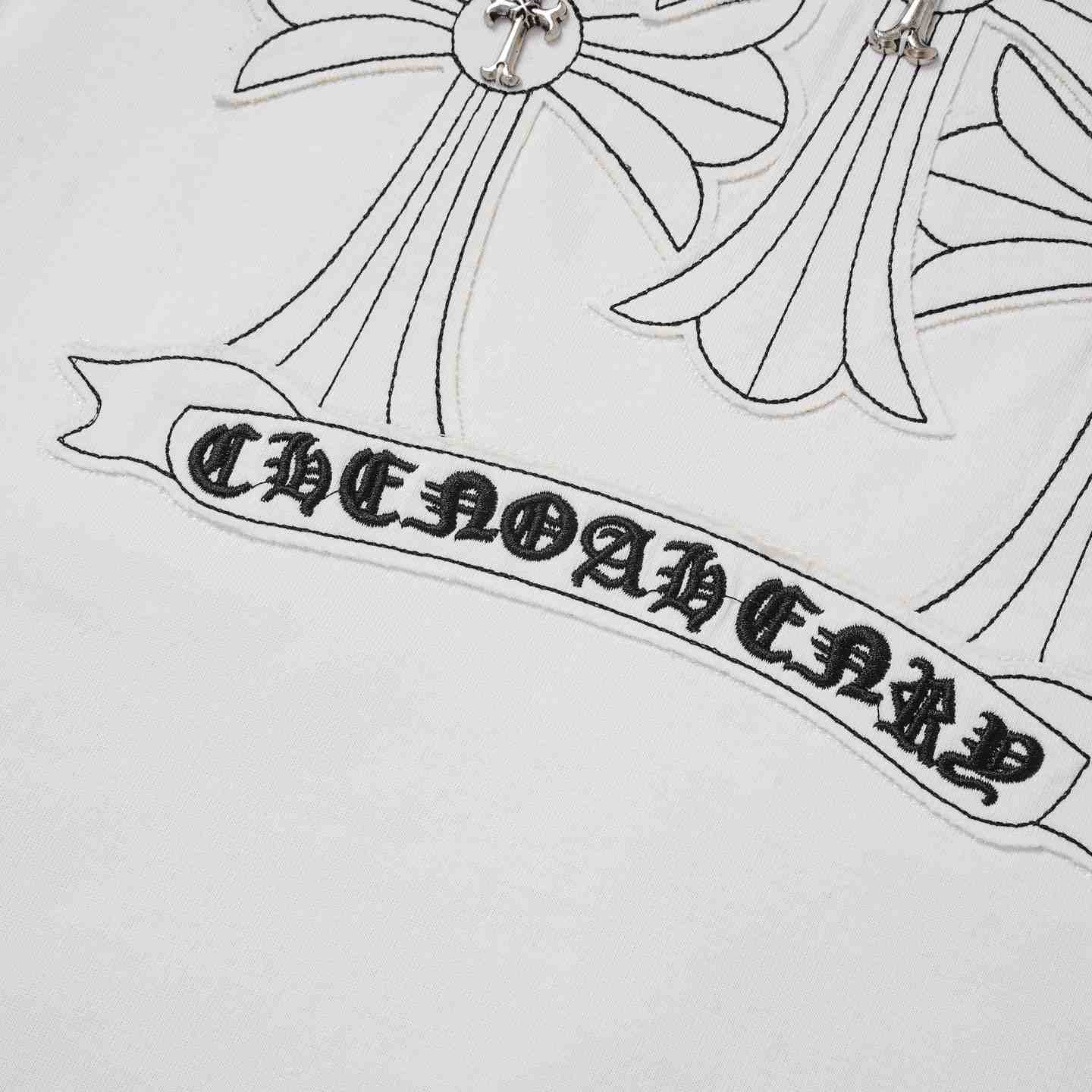 Chrome Hearts Cross T-Shirt 'White' - DesignerGu