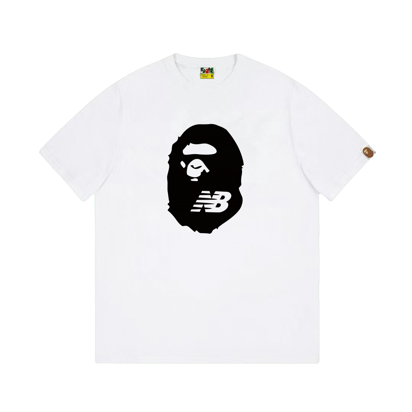 Bape X New Balance T-Shirt  'White' - DesignerGu
