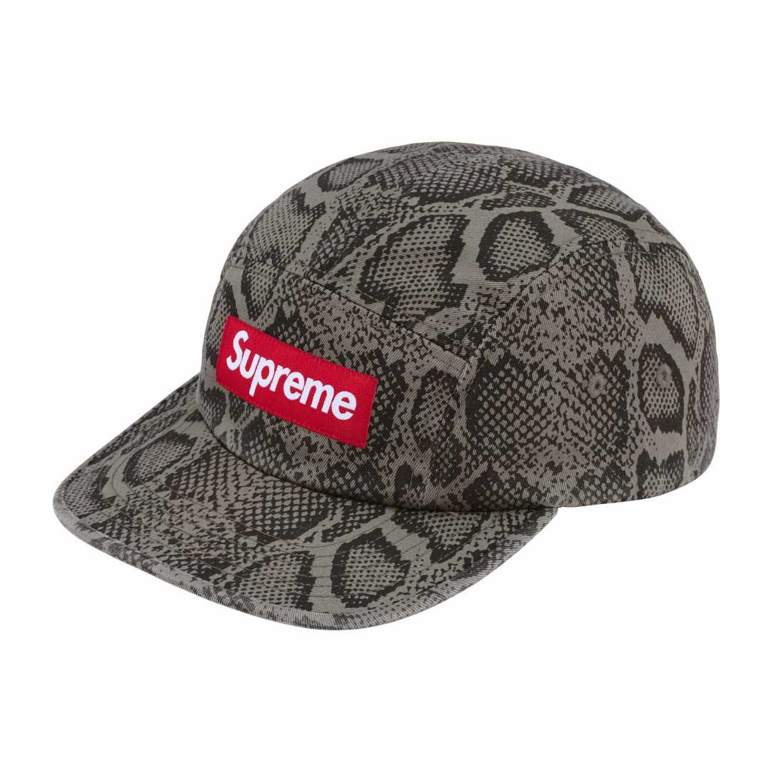 Supreme Washed Chino Twill Camp Cap 'Snake' - DesignerGu