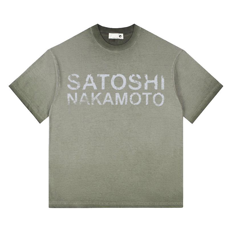 Satoshi Nakamoto  CottonT-Shirt - DesignerGu