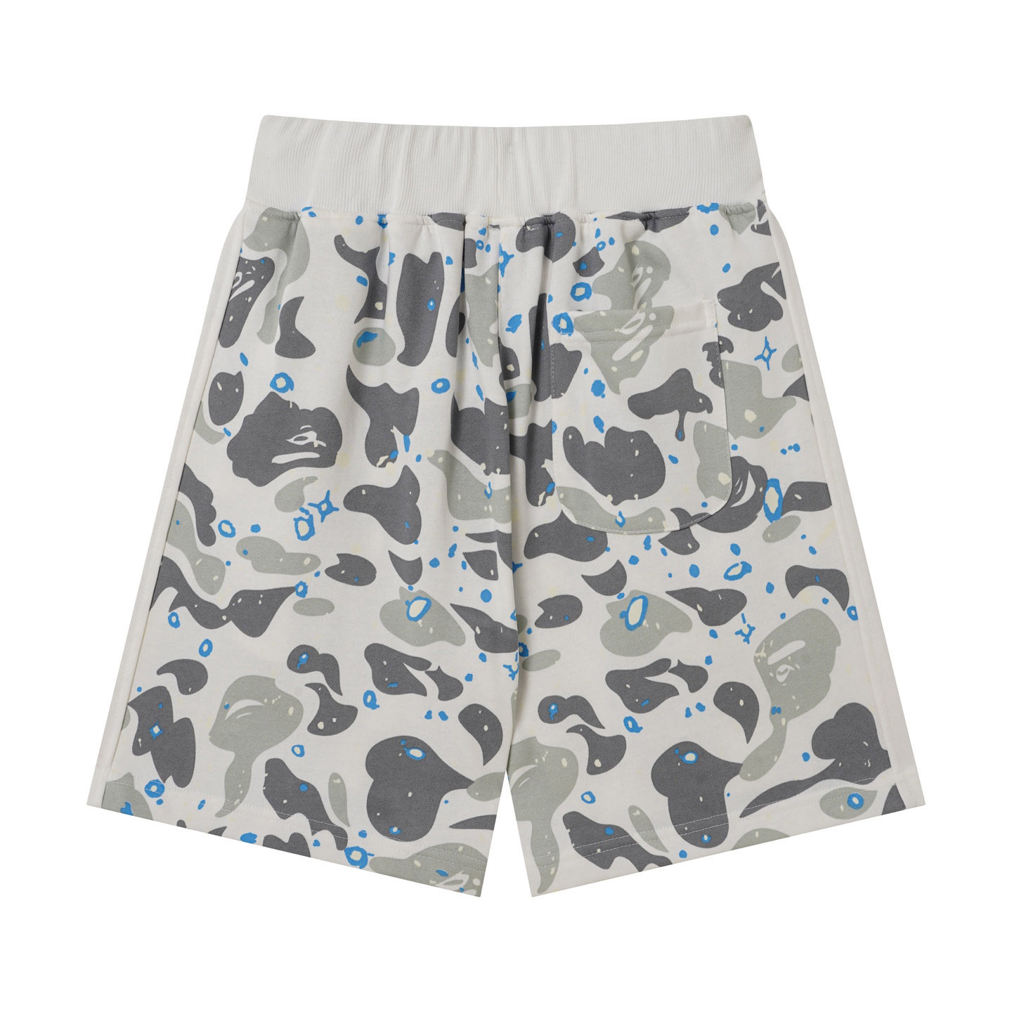Bape Space Camo Shark Sweat Shorts  - DesignerGu