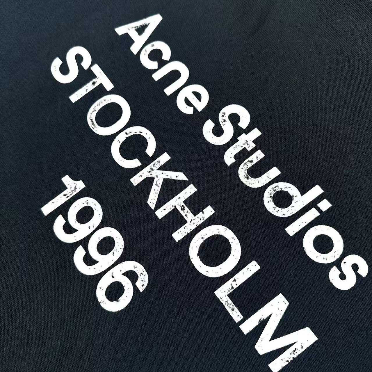 Acne Studios Fleece Logo Hoodie - DesignerGu